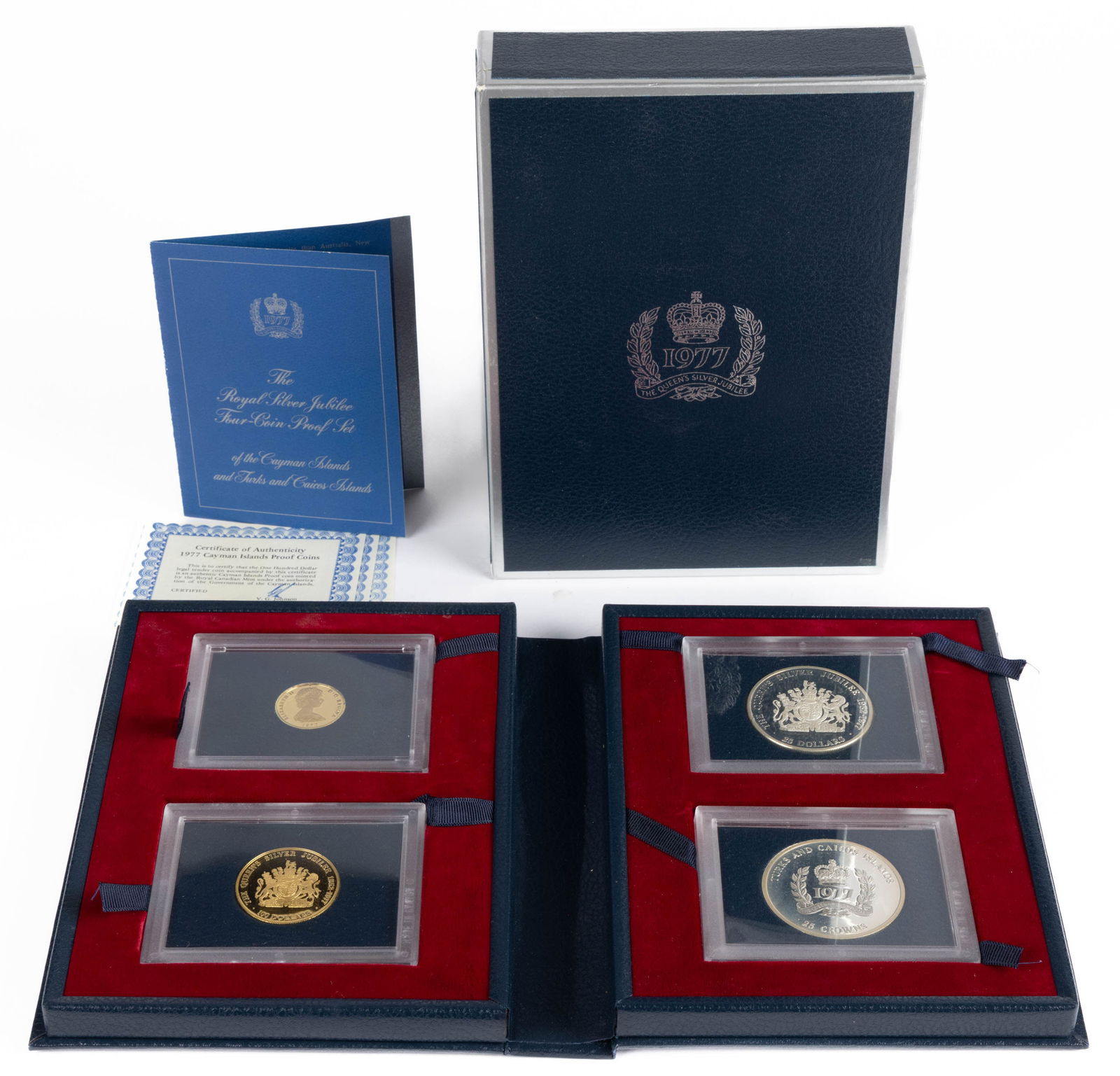 1977 ROYAL SILVER JUBILEE GOLD AND SILVER PROOF SET (1 of 1)