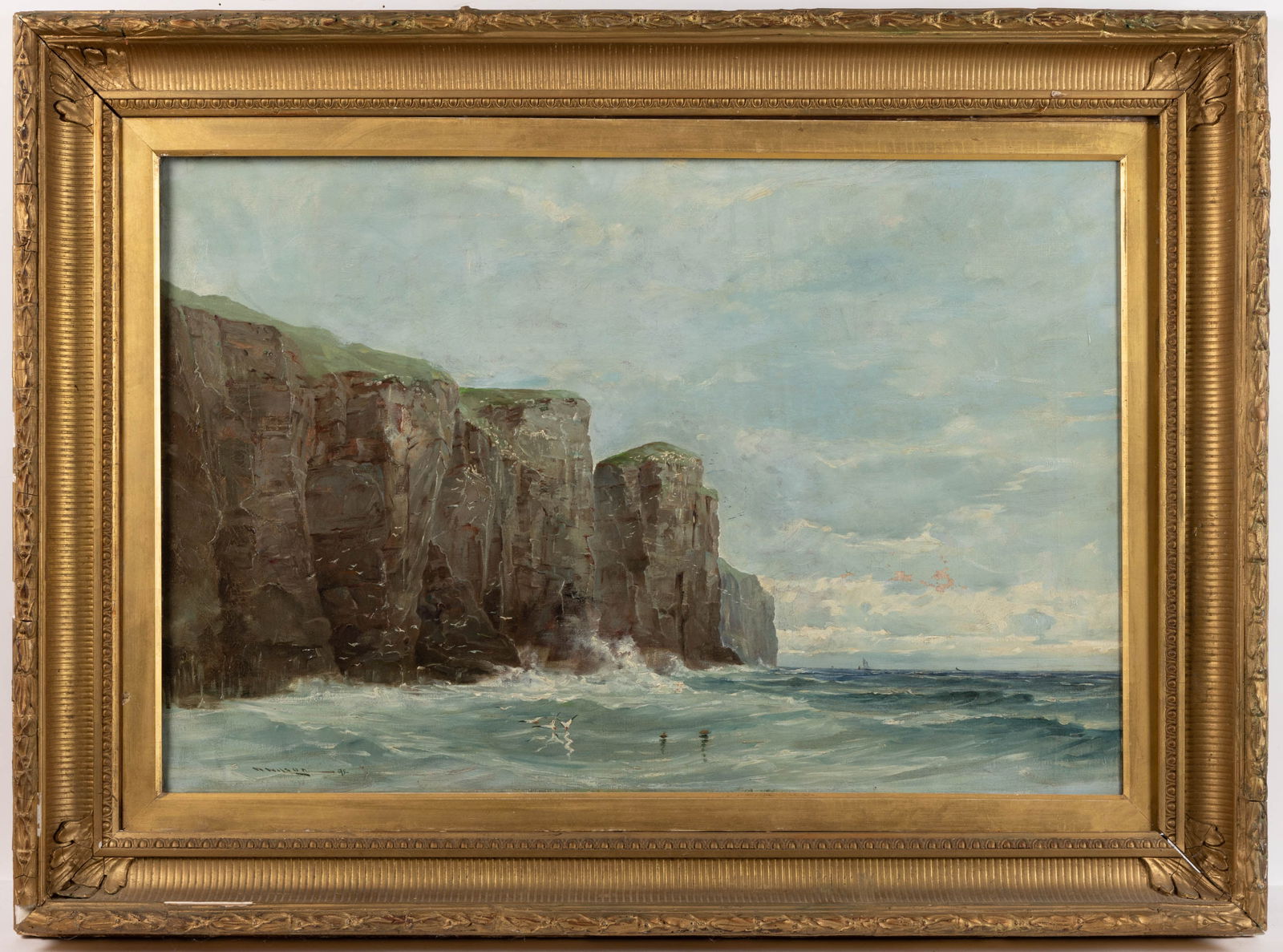 W. WILSON (BRITISH, 19TH CENTURY) COASTAL LANDSCAPE (1 of 7)