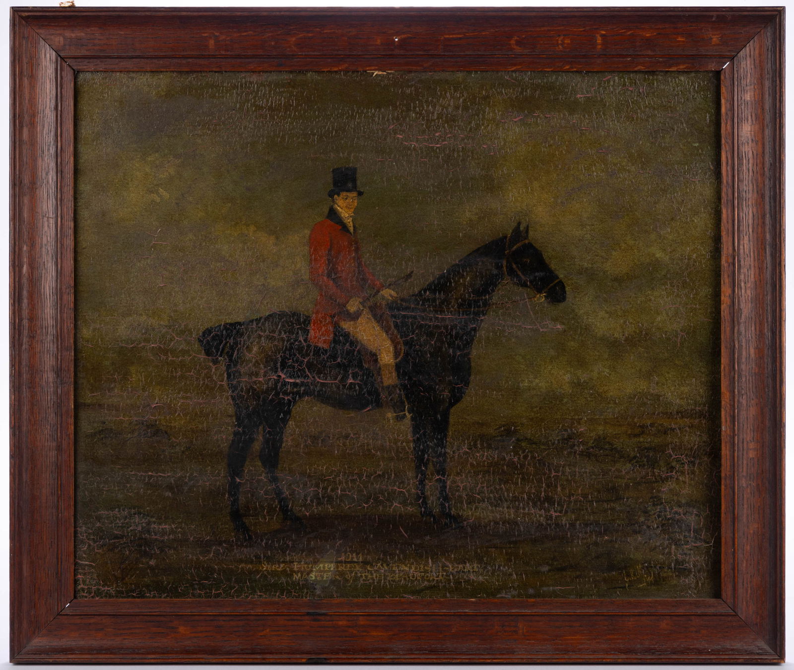 BRITISH SCHOOL (EARLY 20TH CENTURY) EQUINE SPORTING PAINTING (1 of 5)