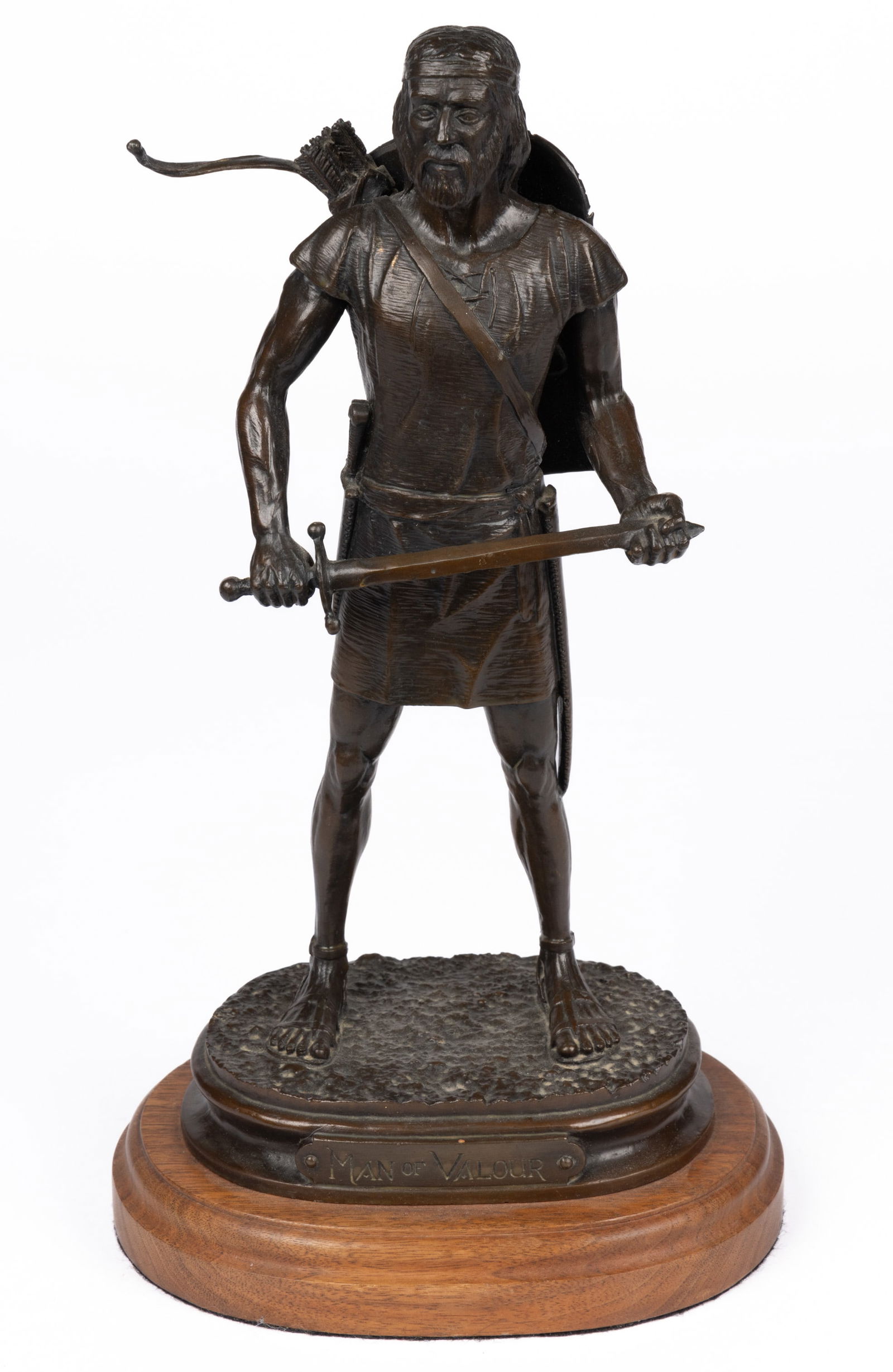 DON HERSHBERGER (WYOMING, 20TH CENTURY) BRONZE SCULPTURE (1 of 4)