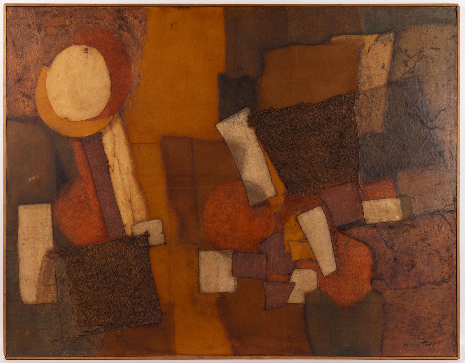 WALTER THRIFT (NORTH CAROLINA / VIRGINIA, 1922-1969) ABSTRACT COLLAGE (1 of 5)