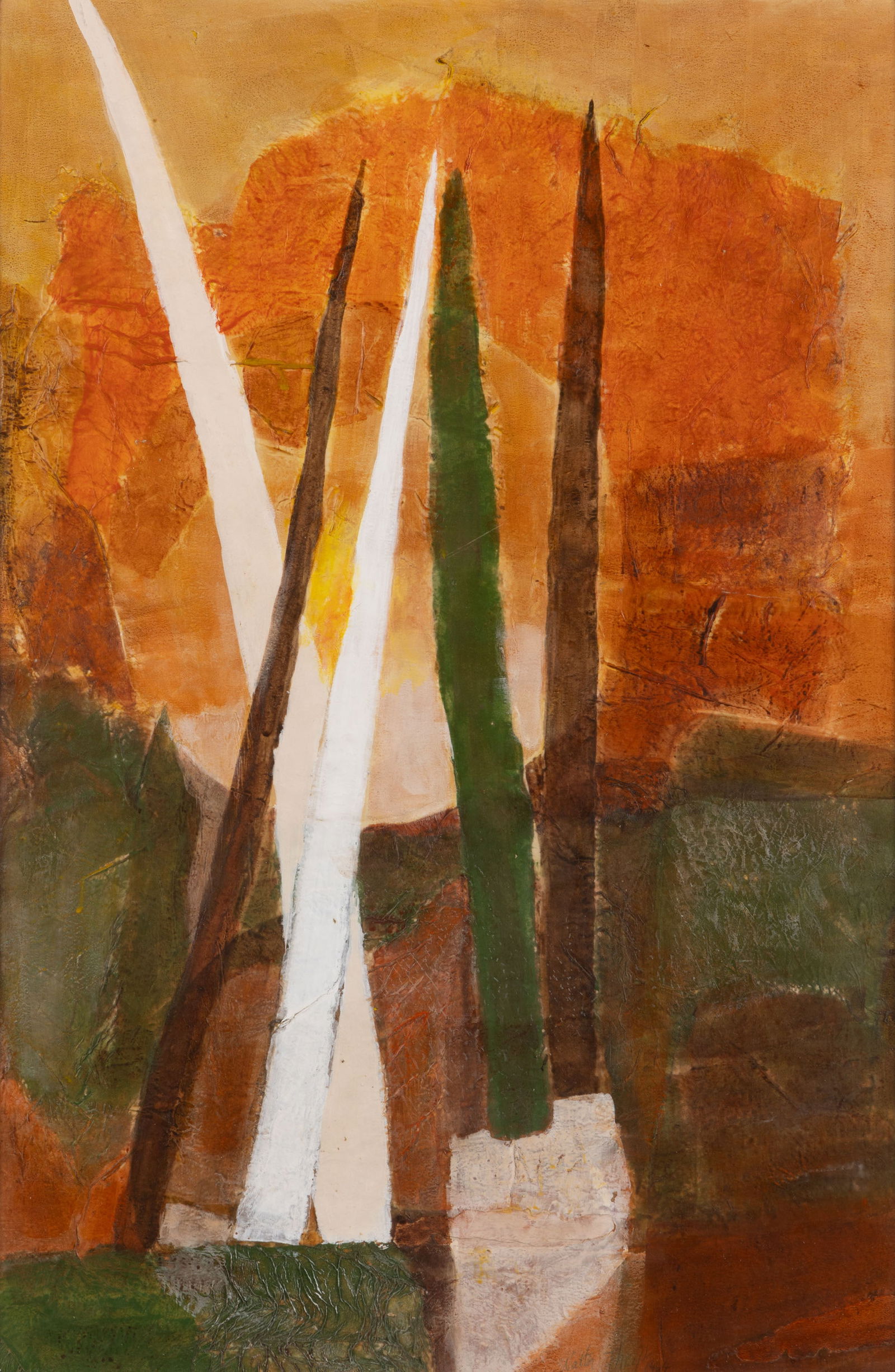 WALTER THRIFT (NORTH CAROLINA / VIRGINIA, 1922-1969) ABSTRACT COLLAGE (1 of 4)