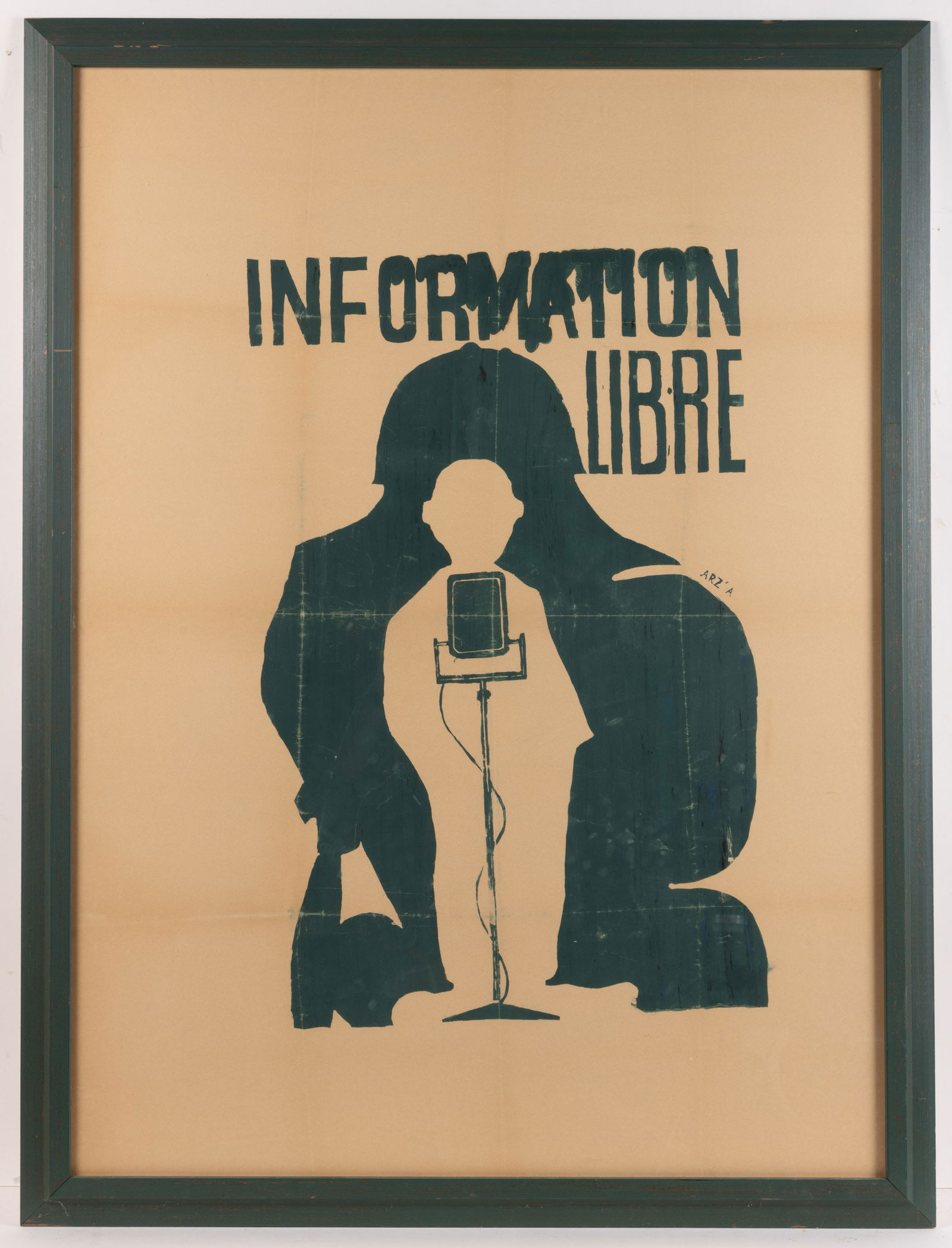 FRENCH 1968 STUDENT REVOLUTION / UPRISING POSTER (1 of 2)