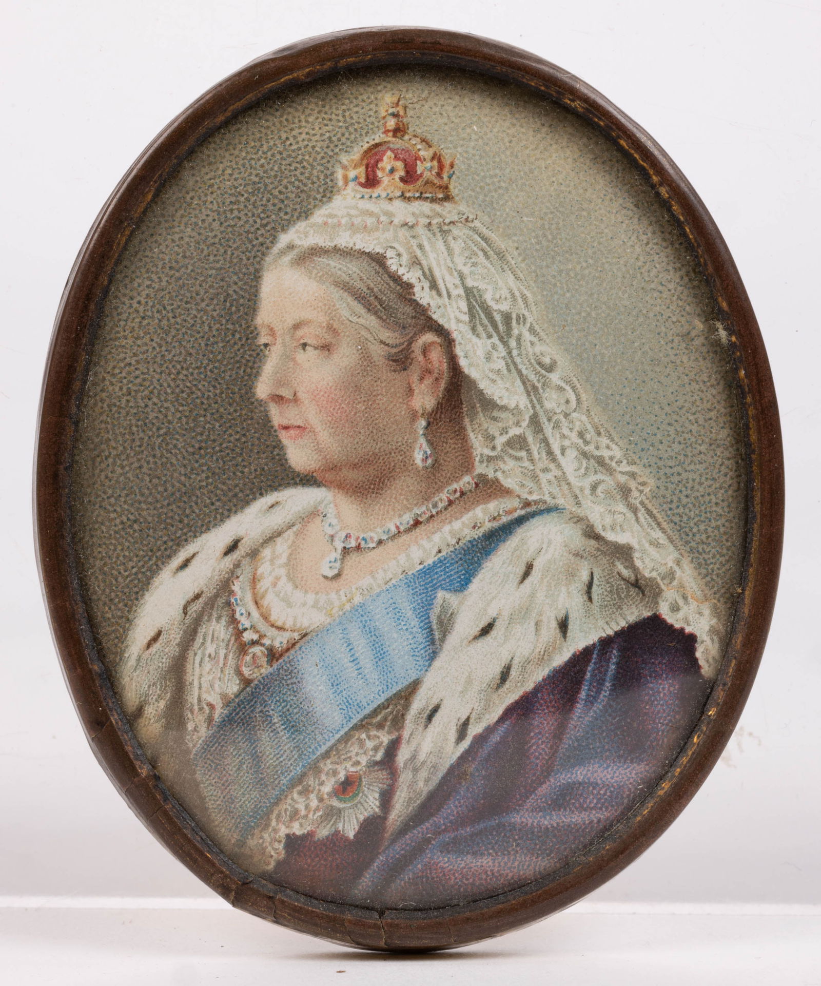 QUEEN VICTORIA GOLDEN JUBILEE MINIATURE PORTRAIT (1 of 2)