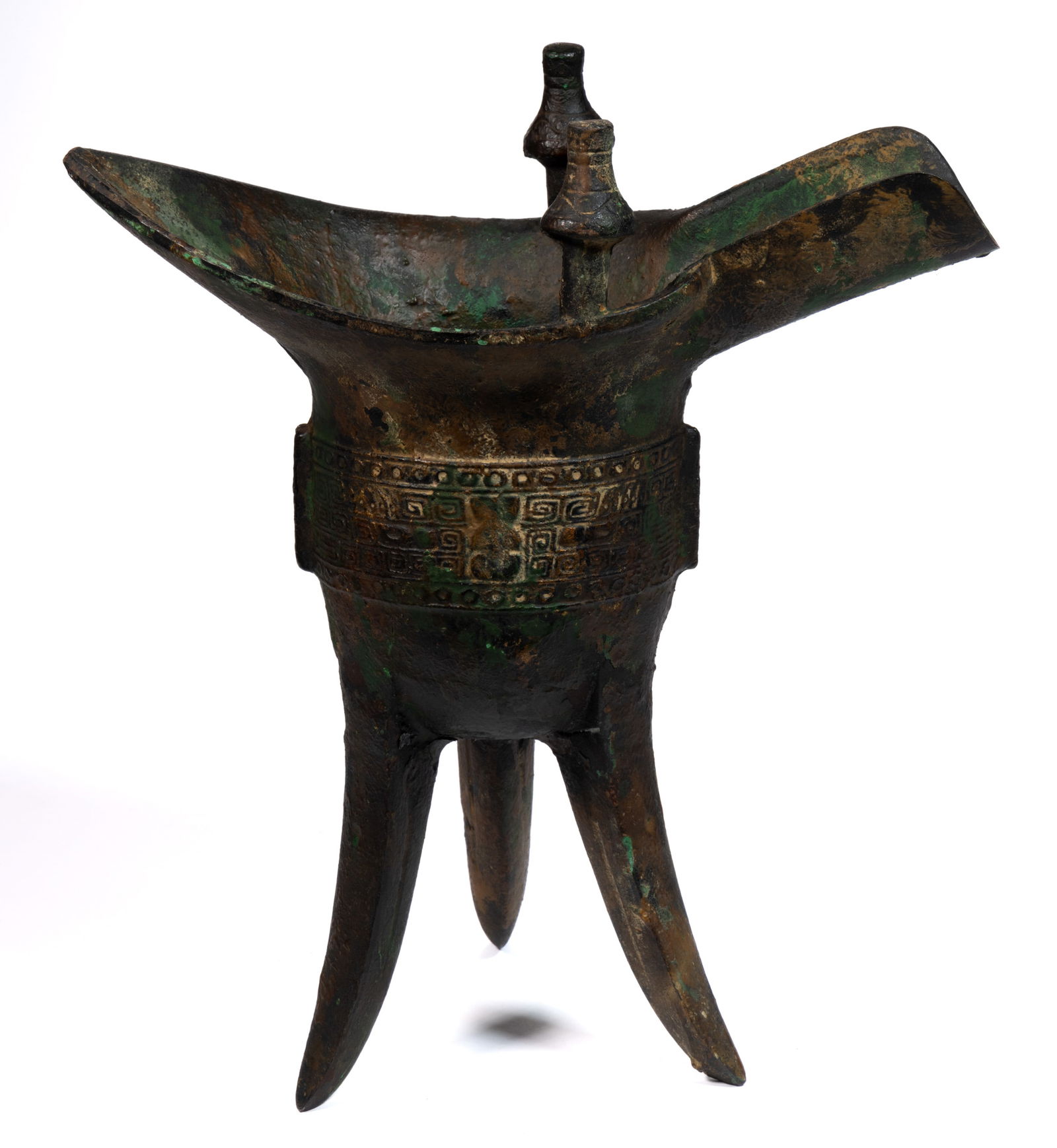 CHINESE CAST-IRON JUI RITUAL VESSEL (1 of 6)