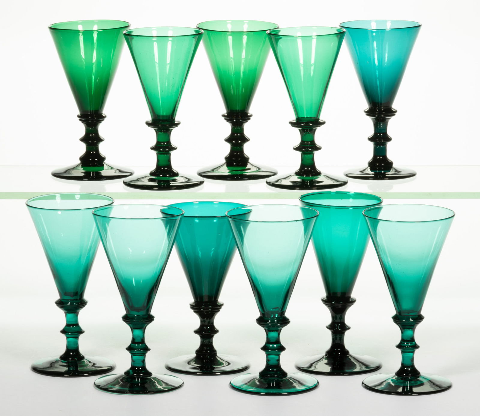 FREE-BLOWN WINES, LOT OF 11 (1 of 1)