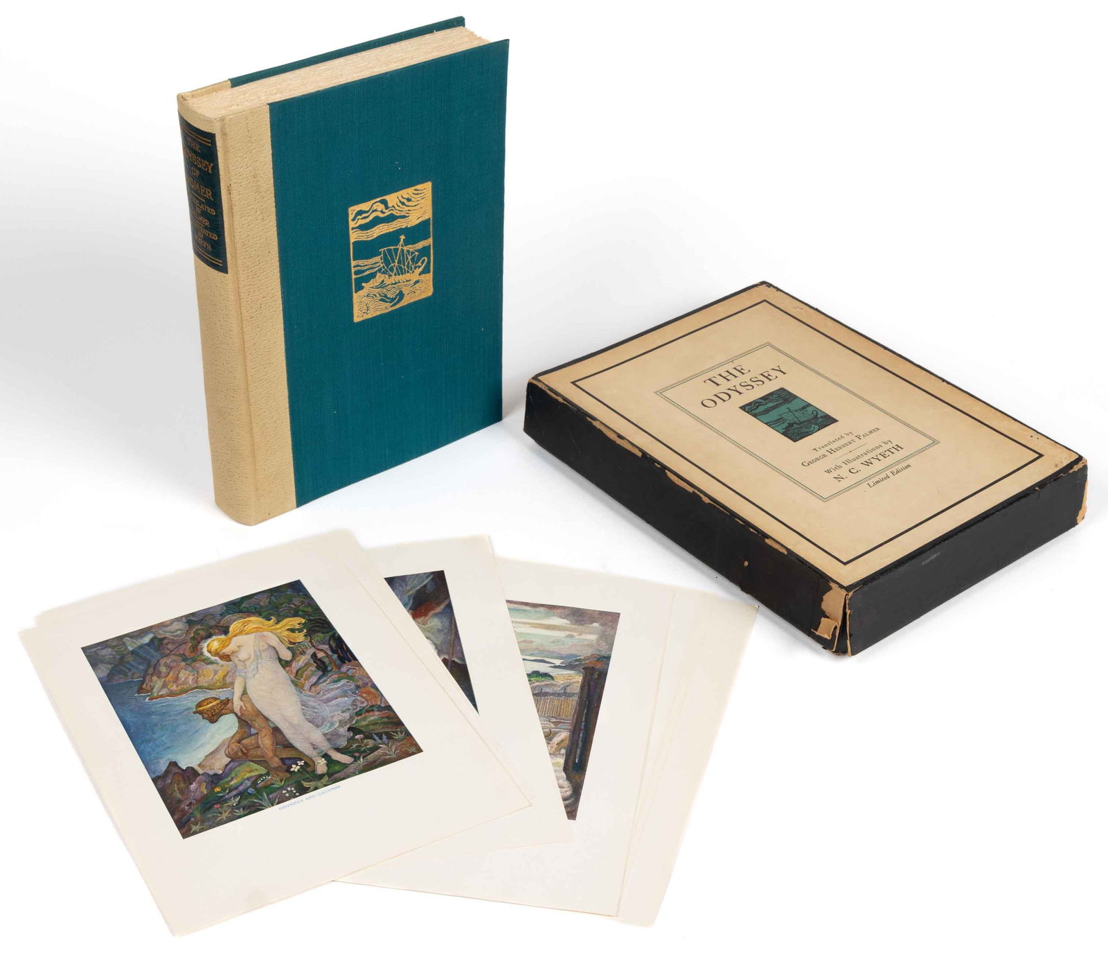 N.C. WYETH SIGNED AND ILLUSTRATED LIMITED EDITION VOLUME (1 of 2)