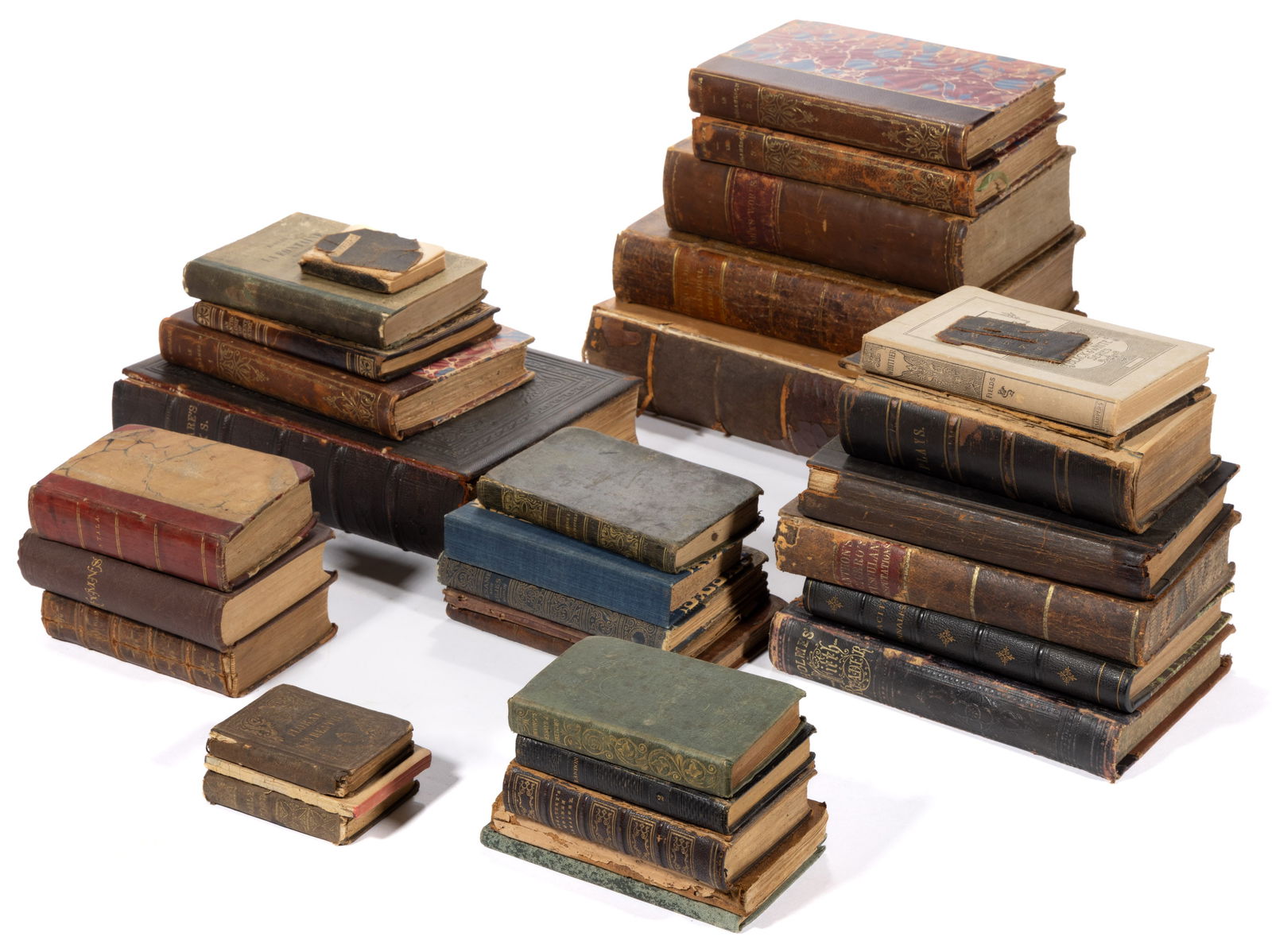 ANTIQUARIAN LITERATURE AND RELIGIOUS VOLUMES, LOT OF 32 (1 of 1)