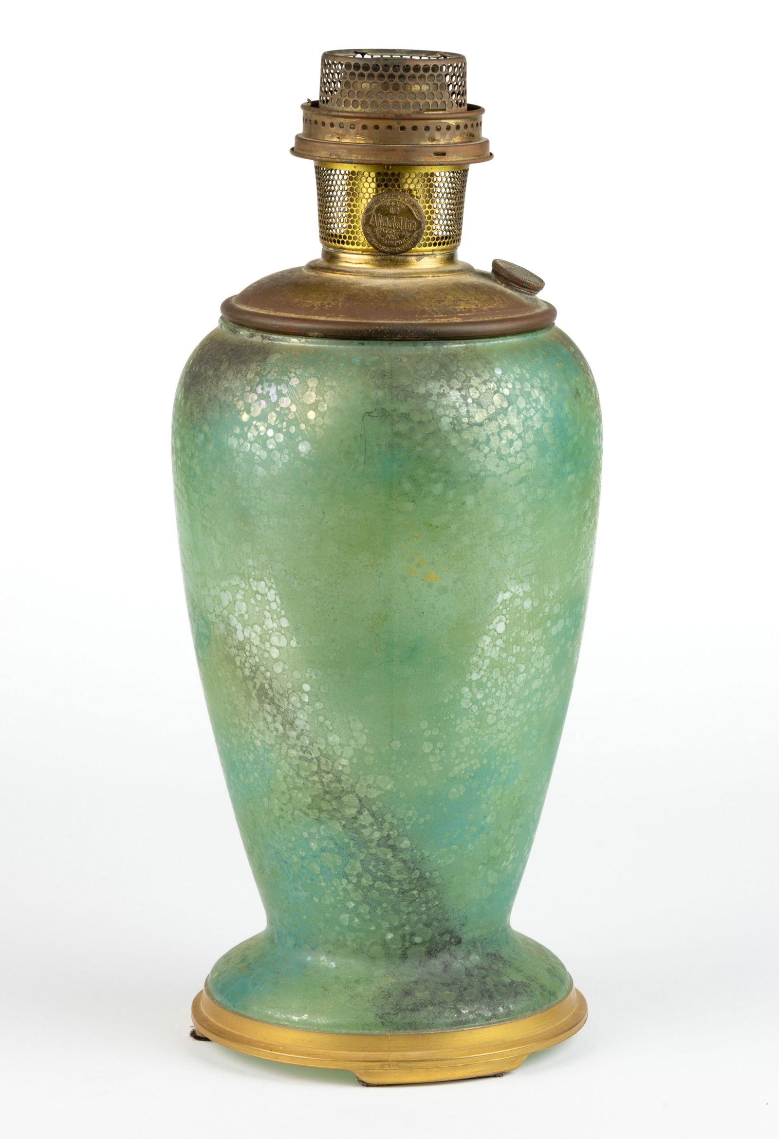 ALADDIN NO. 1240 ART-CRAFT KEROSENE TALL VASE LAMP (1 of 1)
