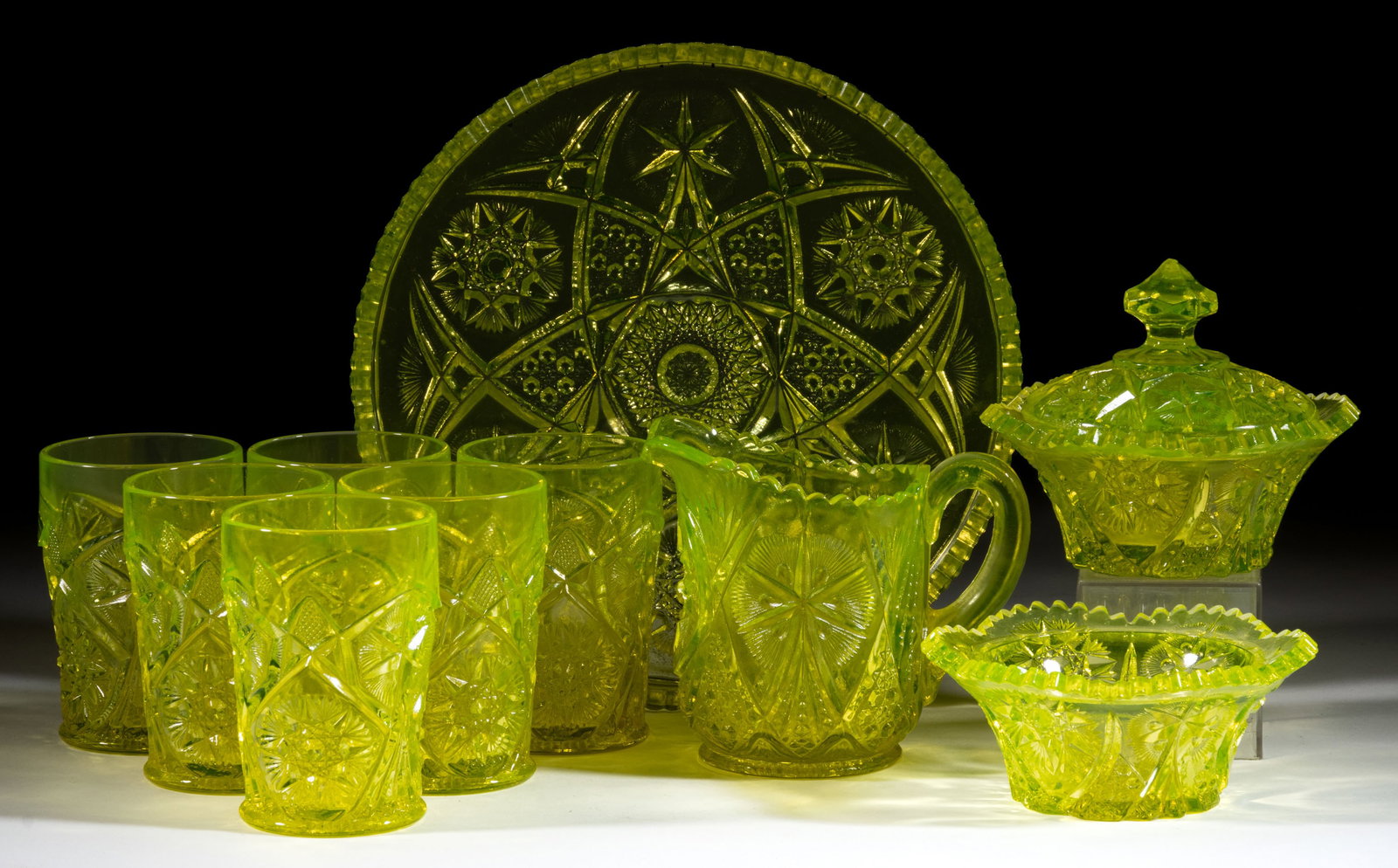 KEMPLE VASELINE PRESS-CUT YUTEC ARTICLES, LOT OF TEN (1 of 1)