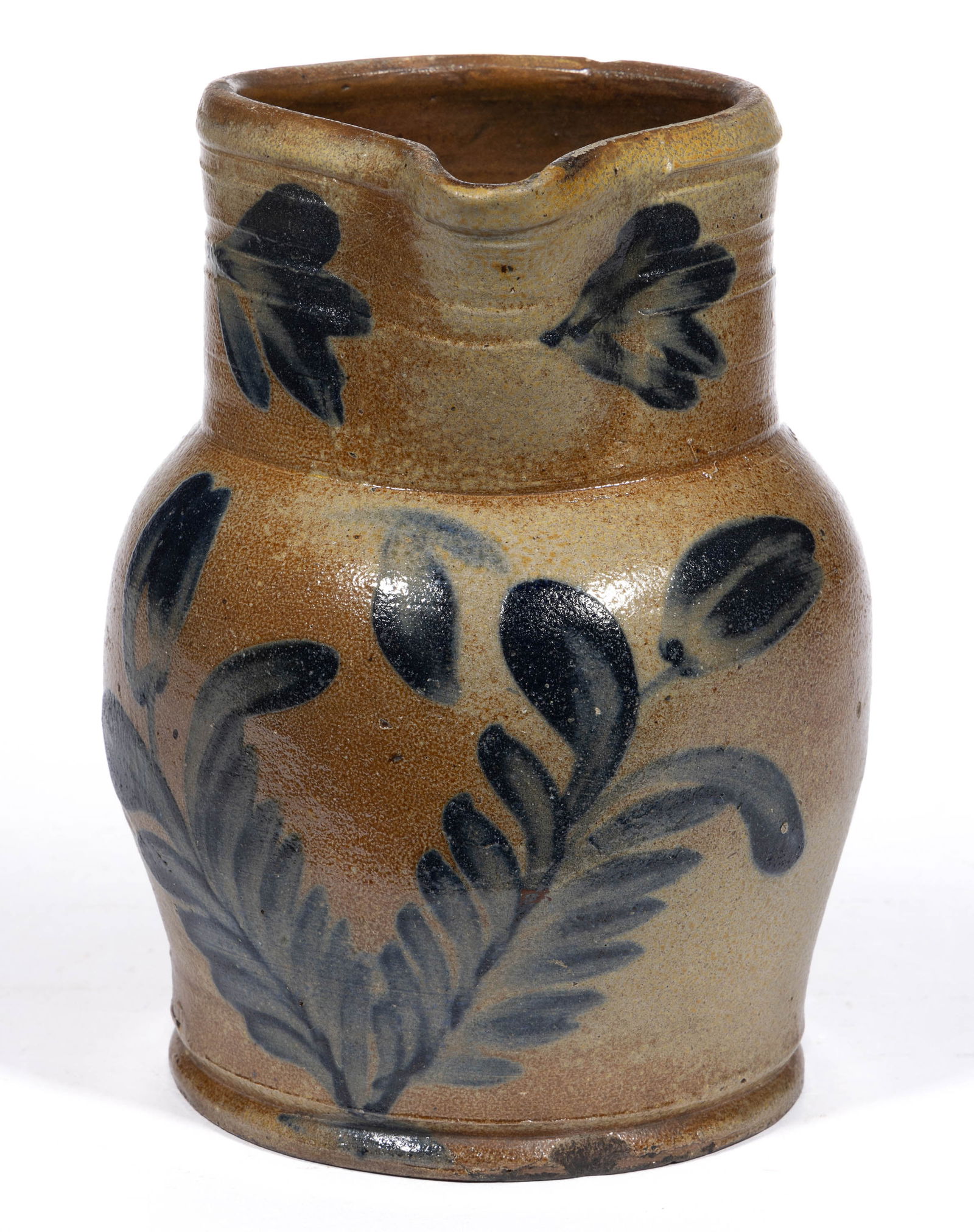PHILADELPHIA, PENNSYLVANIA DECORATED STONEWARE PITCHER (1 of 5)