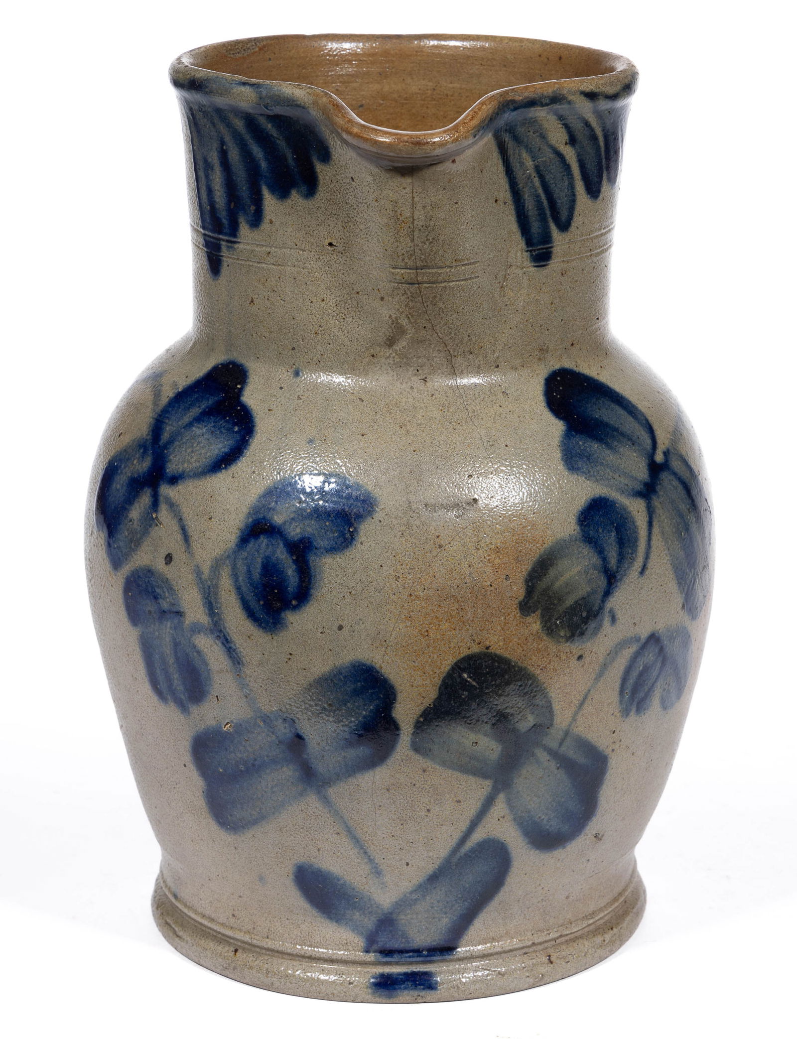 BALTIMORE, MARYLAND DECORATED STONEWARE PITCHER (1 of 4)