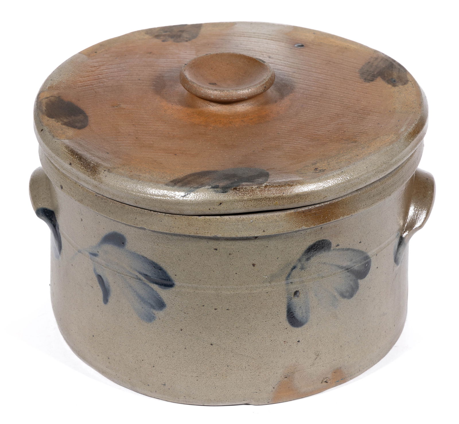 BALTIMORE, MARYLAND DECORATED STONEWARE CAKE CROCK WITH COVER (1 of 5)