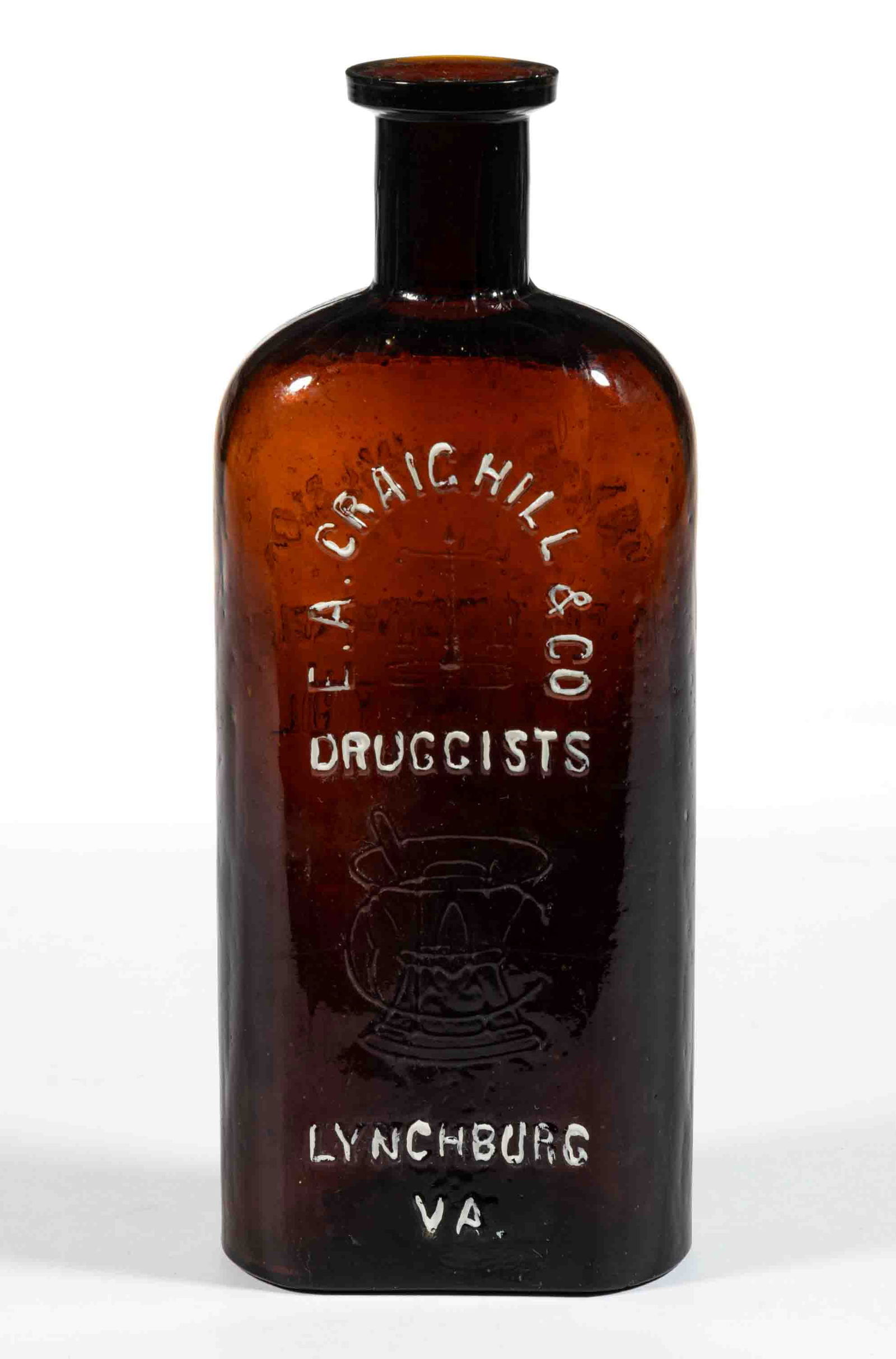 CAMM'S EMULSION, LYNCHBURG, VIRGINIA PICTORIAL COD LIVER OIL MEDICINE BOTTLE (1 of 3)