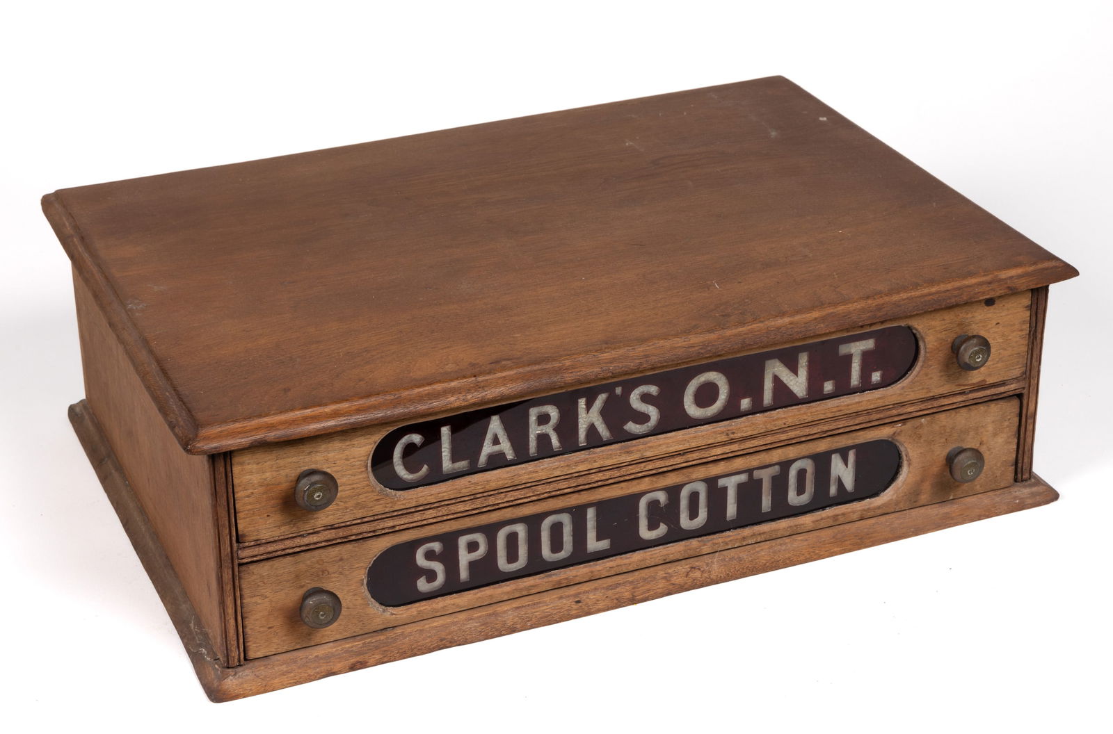 CLARKS O. N. T. OAK SPOOL CABINET (1 of 2)
