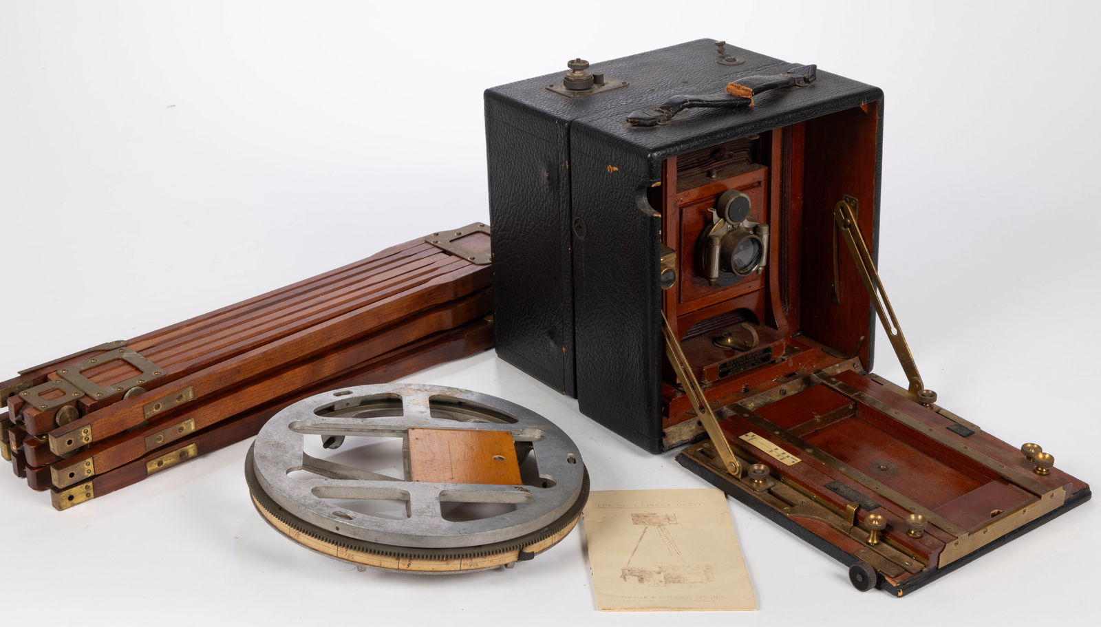 ANTIQUE FOLMER & SCHWING CIRKUT PANORAMIC CAMERA OUTFIT / RB CYCLE GRAPHIC (1 of 7)