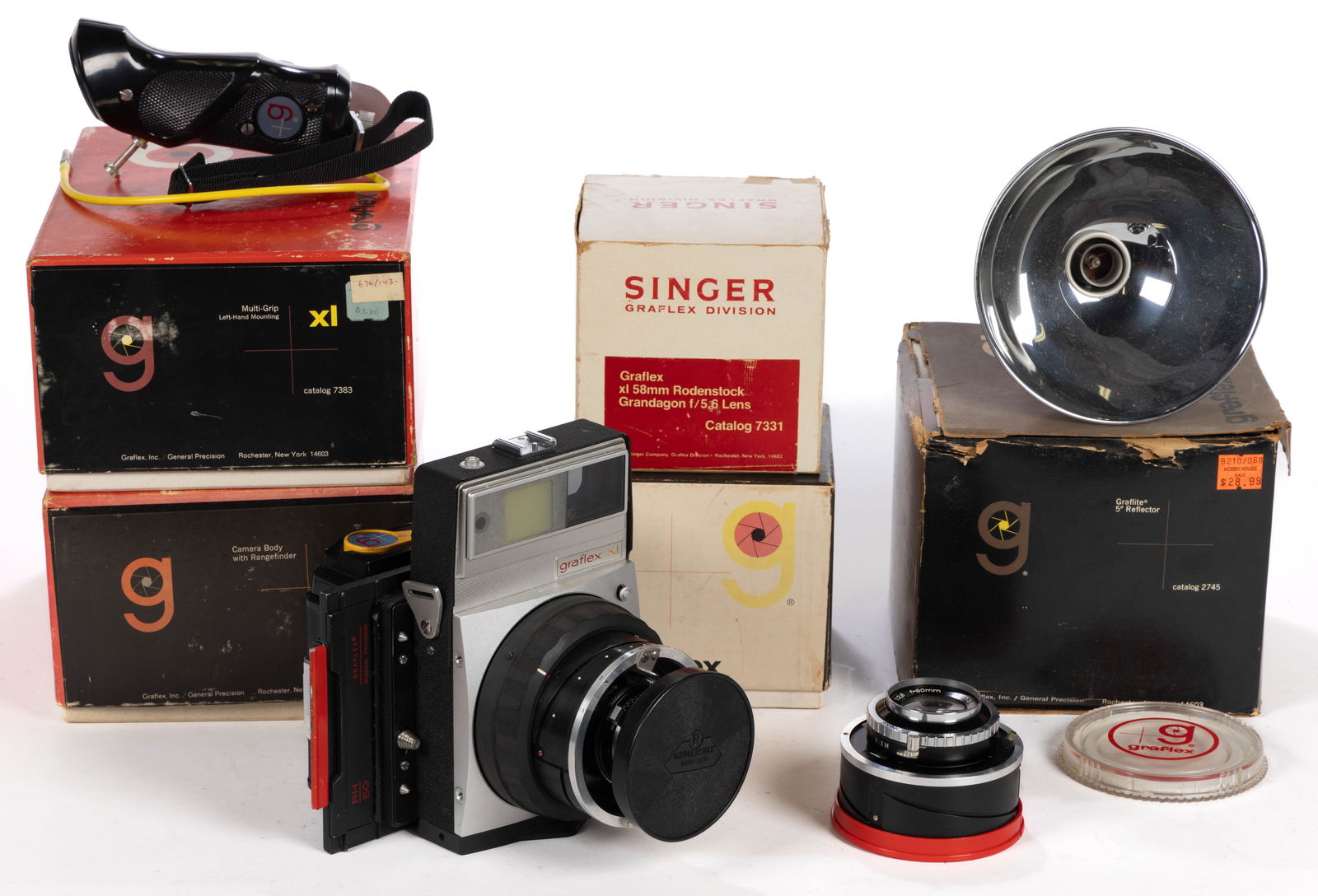 VINTAGE GRAFLEX XL SYSTEMS CAMERA AND ACCESSORIES (1 of 5)