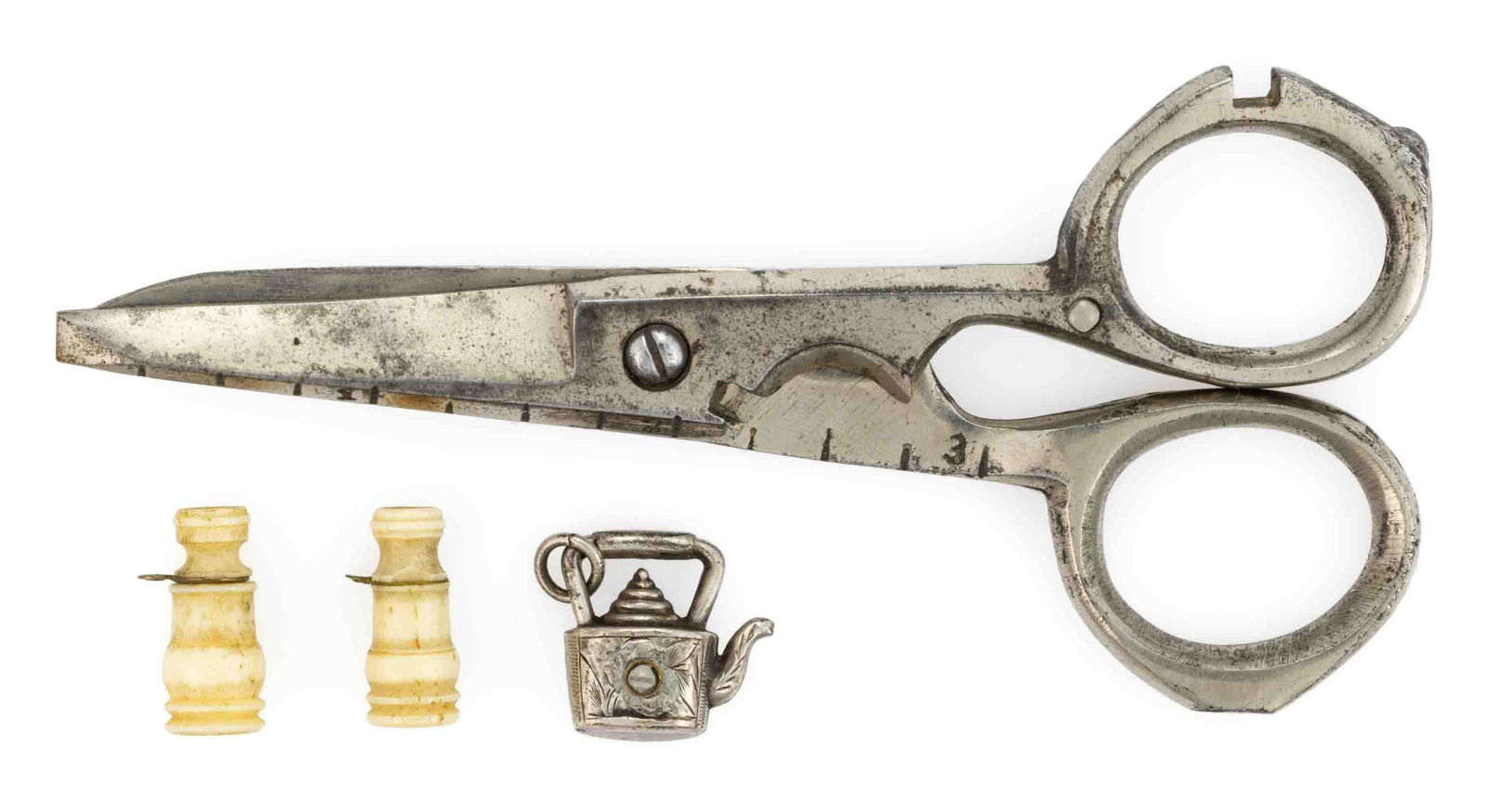 ANTIQUE U.S. PRESIDENT STANHOPE ARTICLES, LOT OF FOUR (1 of 3)