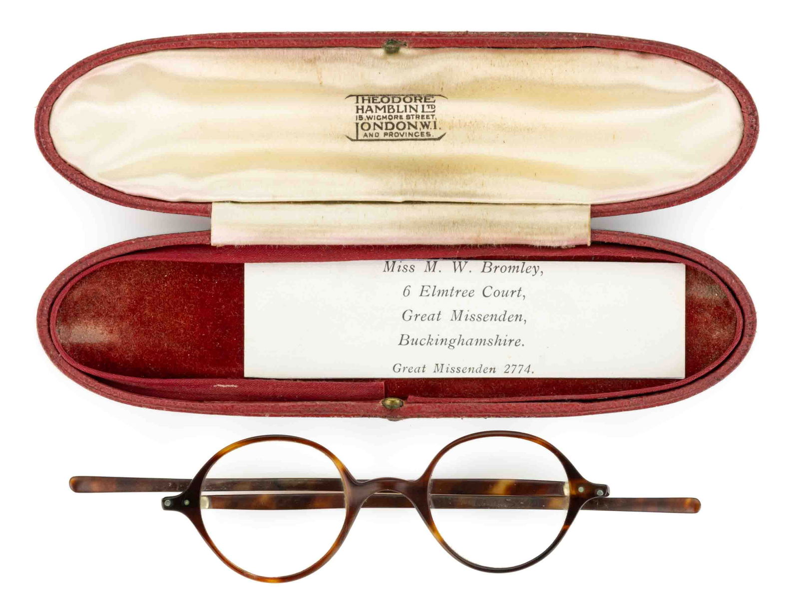 THEODORE HAMBLIN FAUX TORTOISE SHELL SPECTACLES (1 of 1)