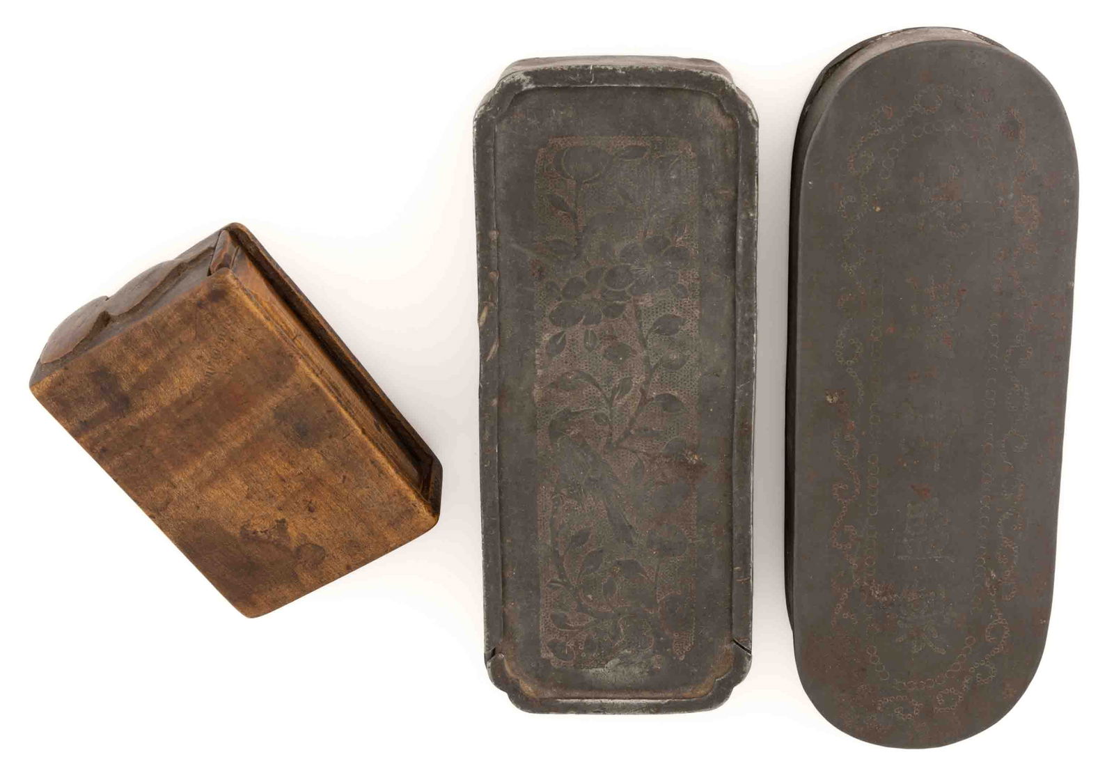 ASSORTED CHINESE SPECTACLES CASES, LOT OF THREE (1 of 1)