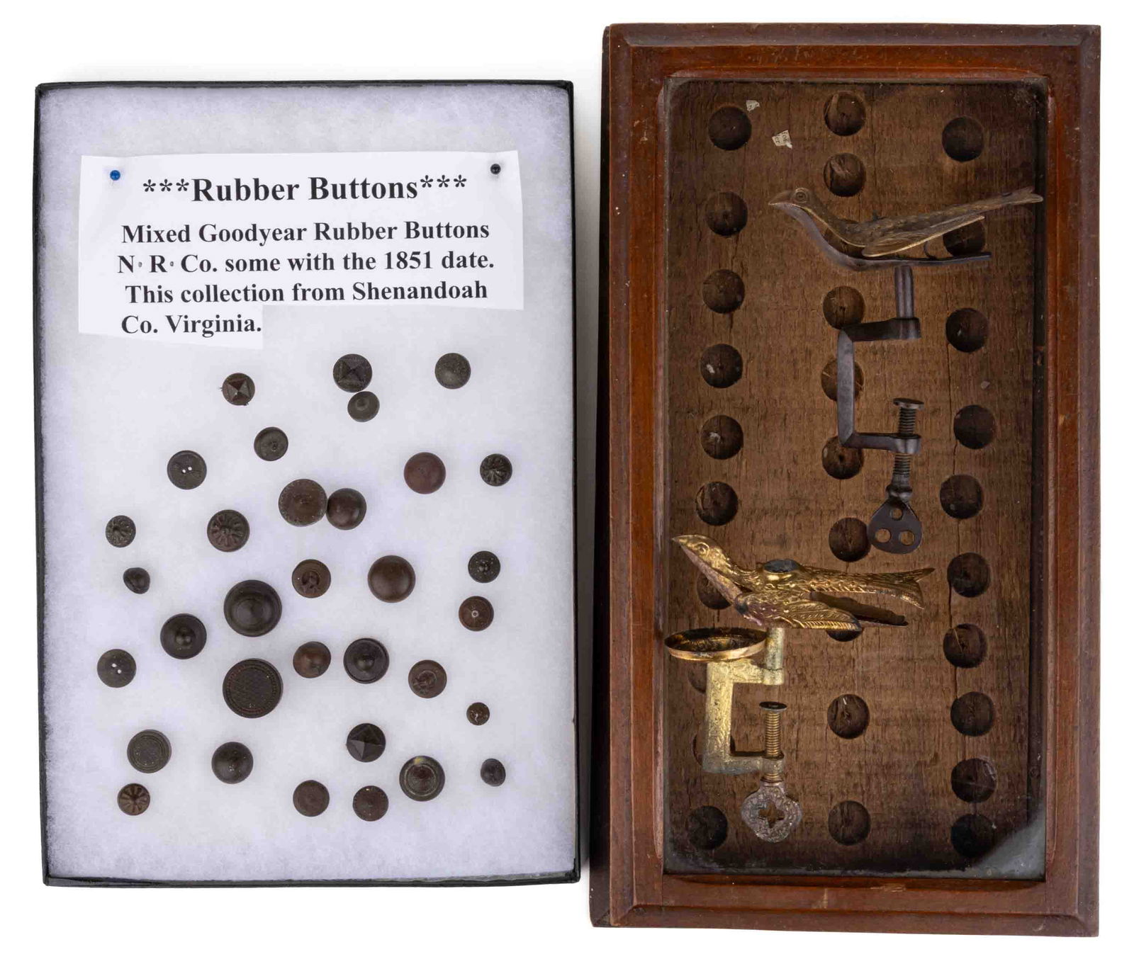 ASSORTED ANTIQUE SEWING ARTICLES, LOT OF 36 (1 of 2)