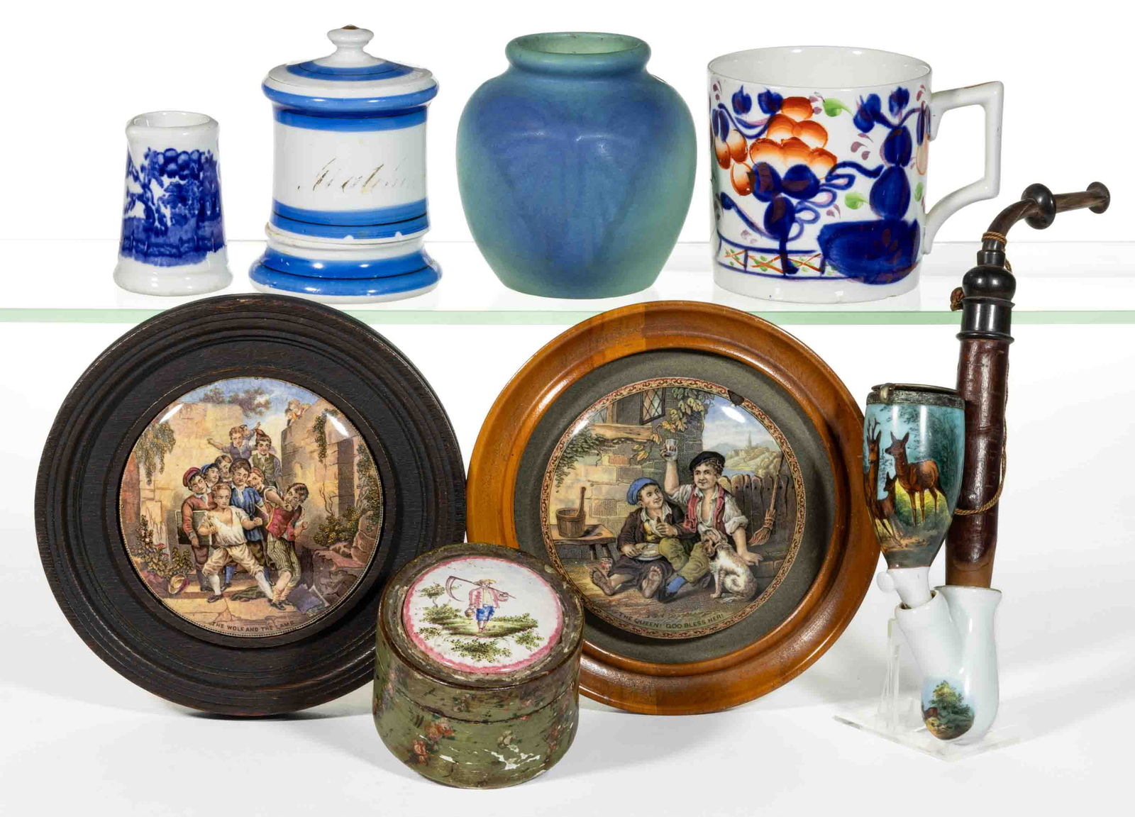 ASSORTED CERAMIC ARTICLES, LOT OF EIGHT (1 of 1)