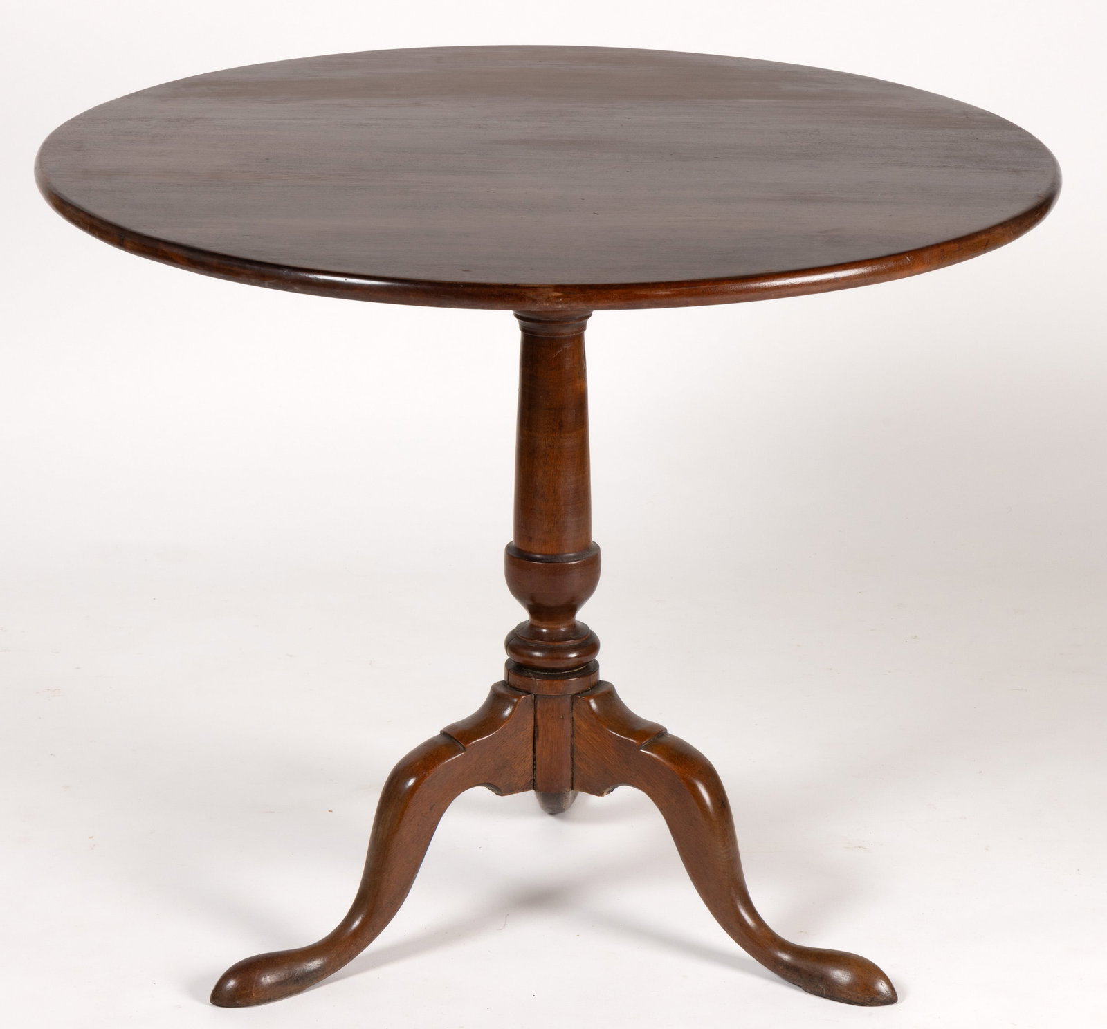 GEORGIAN MAHOGANY TILT-TOP TEA TABLE (1 of 5)