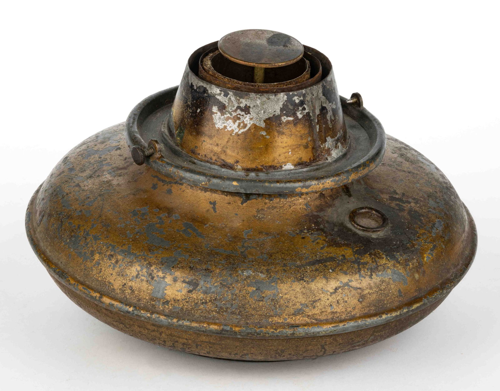 MICHAEL B. DYOTT METAL HANGING SOLAR LAMP FONT (1 of 2)