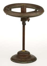 F. MCDANIELS AND MACQUEEN PATENTED BRASS / BRONZE SINUMBRA STAND LAMP