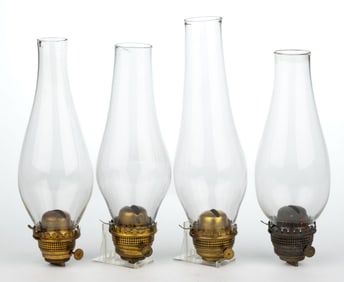 BRASS E. F. JONES AND CARLETON NO. 2 LIP BURNER SETUPS