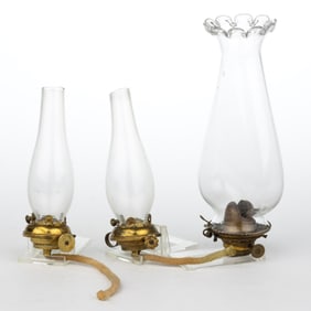 ASSORTED MANUFACTURERS LIP BURNER SETUPS, LOT OF THREE