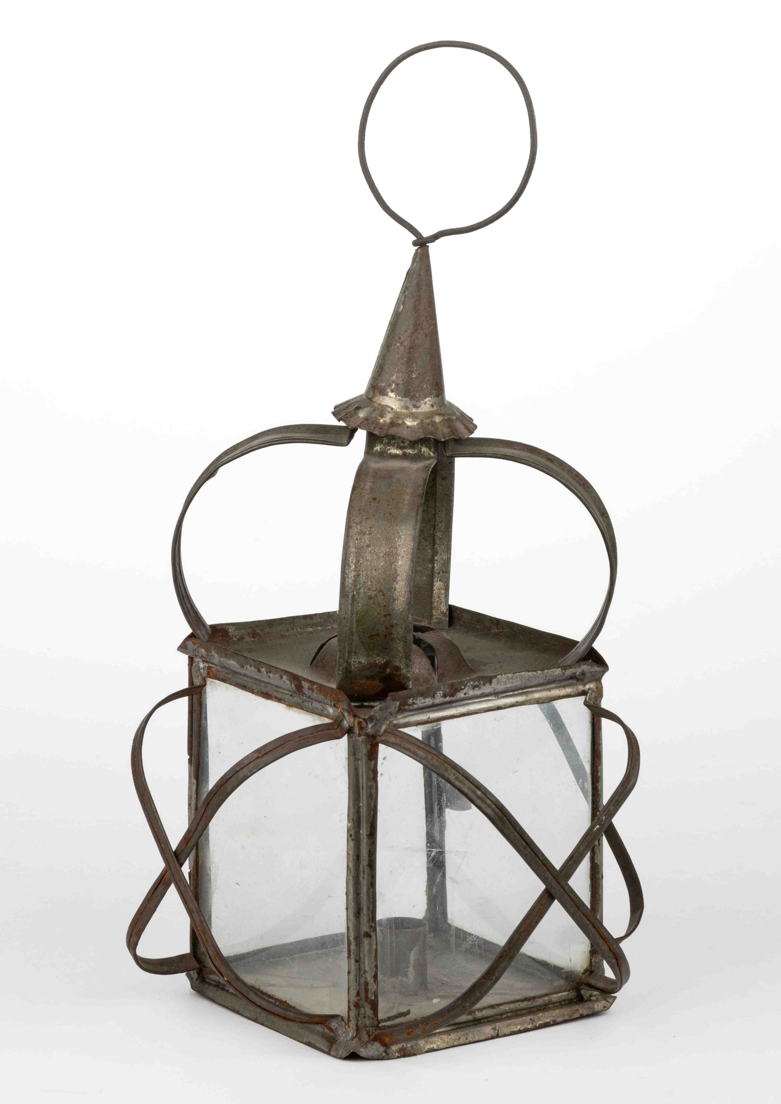 SHEET-IRON / TIN CANDLE LANTERN (1 of 2)