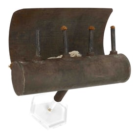 SHEET-IRON LARGE PIG-TYPE / SHOP / TORCH OIL LAMP