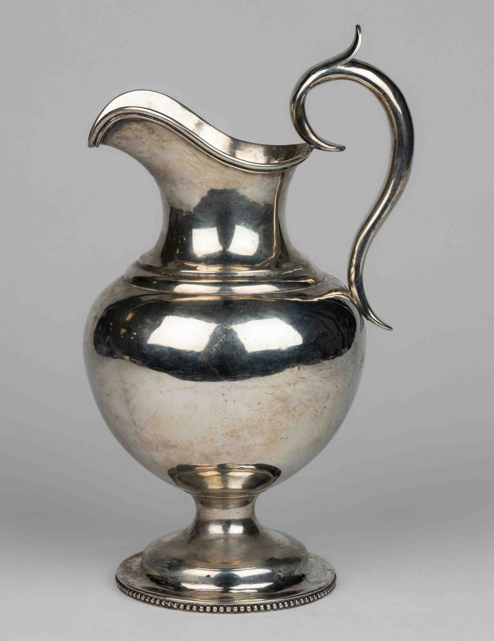 J.B. AKIN, DANVILLE, KENTUCKY RETAILED COIN SILVER PITCHER (1 of 2)