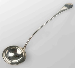 MORDECAI MILLER, YORK, PENNSYLVANIA AND LEESBURG / ALEXANDRIA, VIRGINIA COIN SILVER PUNCH / SOUP