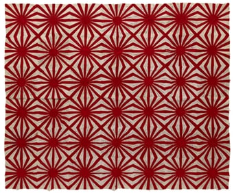 PENNSYLVANIA "SPIDER WEB" VARIATION FRIENDSHIP / ALBUM APPLIQUE QUILT TOP