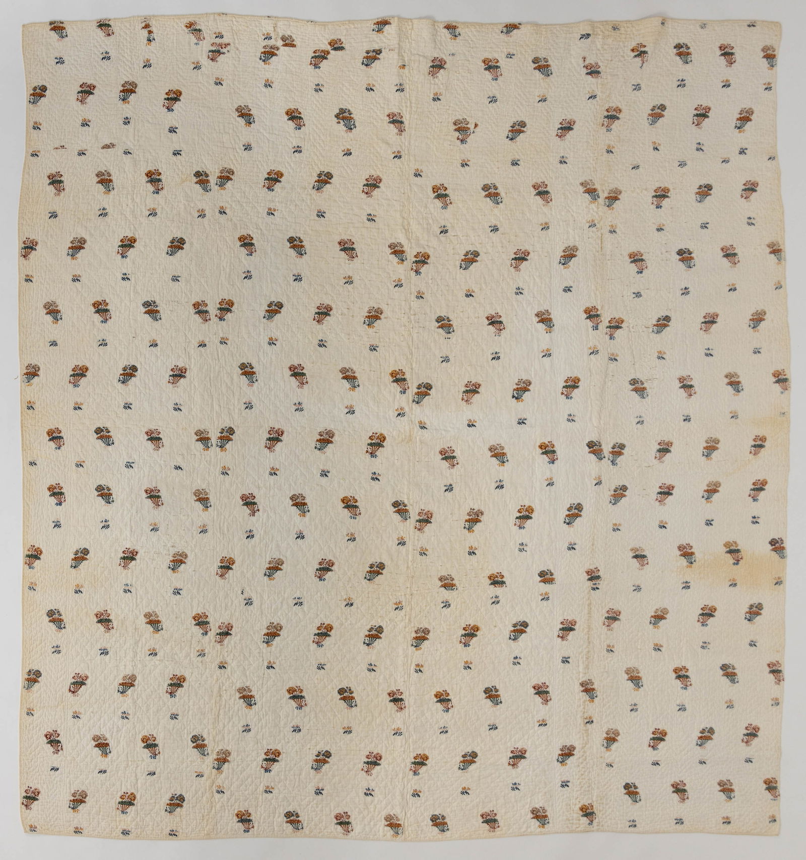 18TH CENTURY FRENCH BROCADE QUILT (1 of 6)