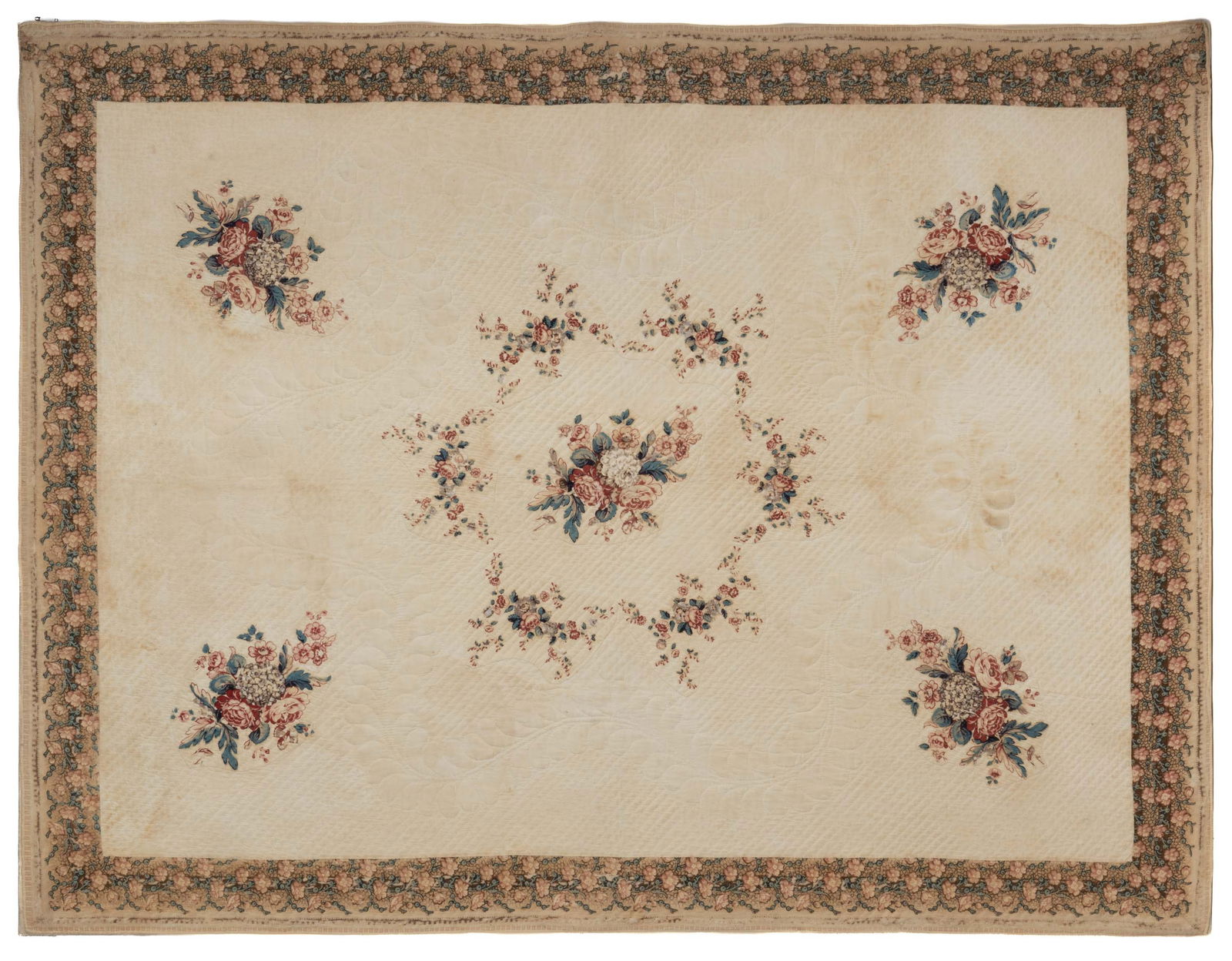 AMERICAN CHINTZ APPLIQUE CRIB / YOUTH QUILT (1 of 4)