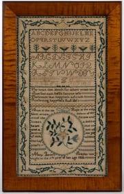 MIDDLESEX / NORFOLK CO., MASSACHUSETTS NEEDLEWORK SAMPLER