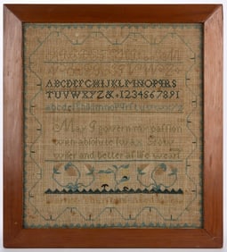 AMERICAN / BRITISH NEEDLEWORK SAMPLER