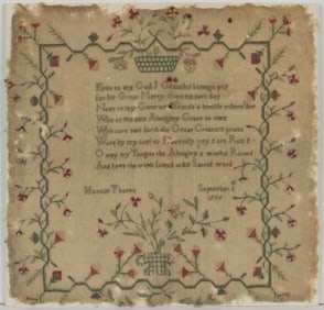 BRITISH NEEDLEWORK SAMPLER