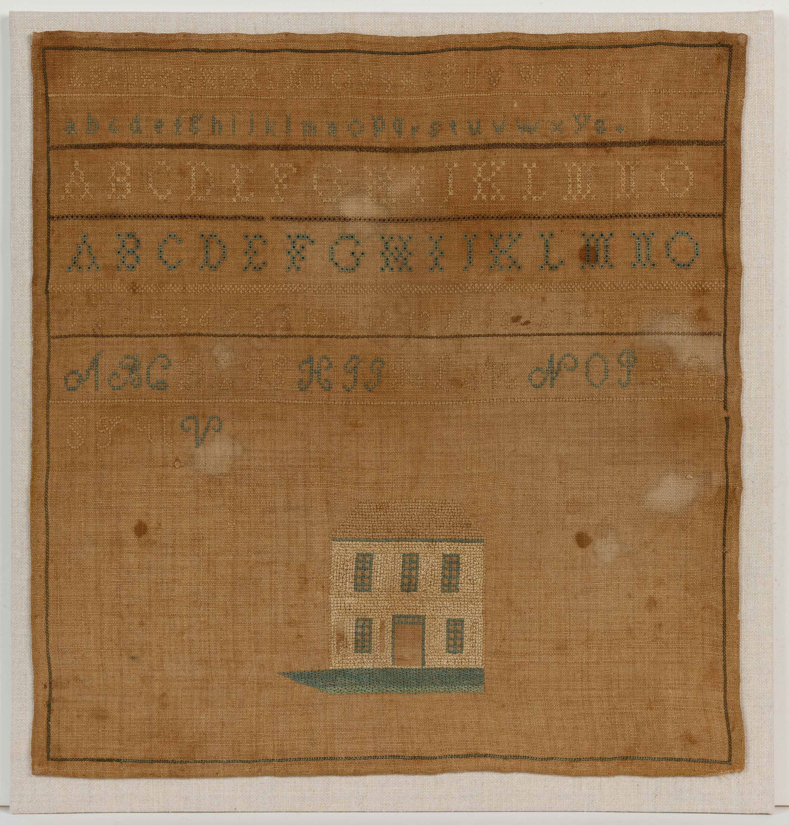 AMERICAN PICTORIAL NEEDLEWORK SAMPLER (1 of 4)