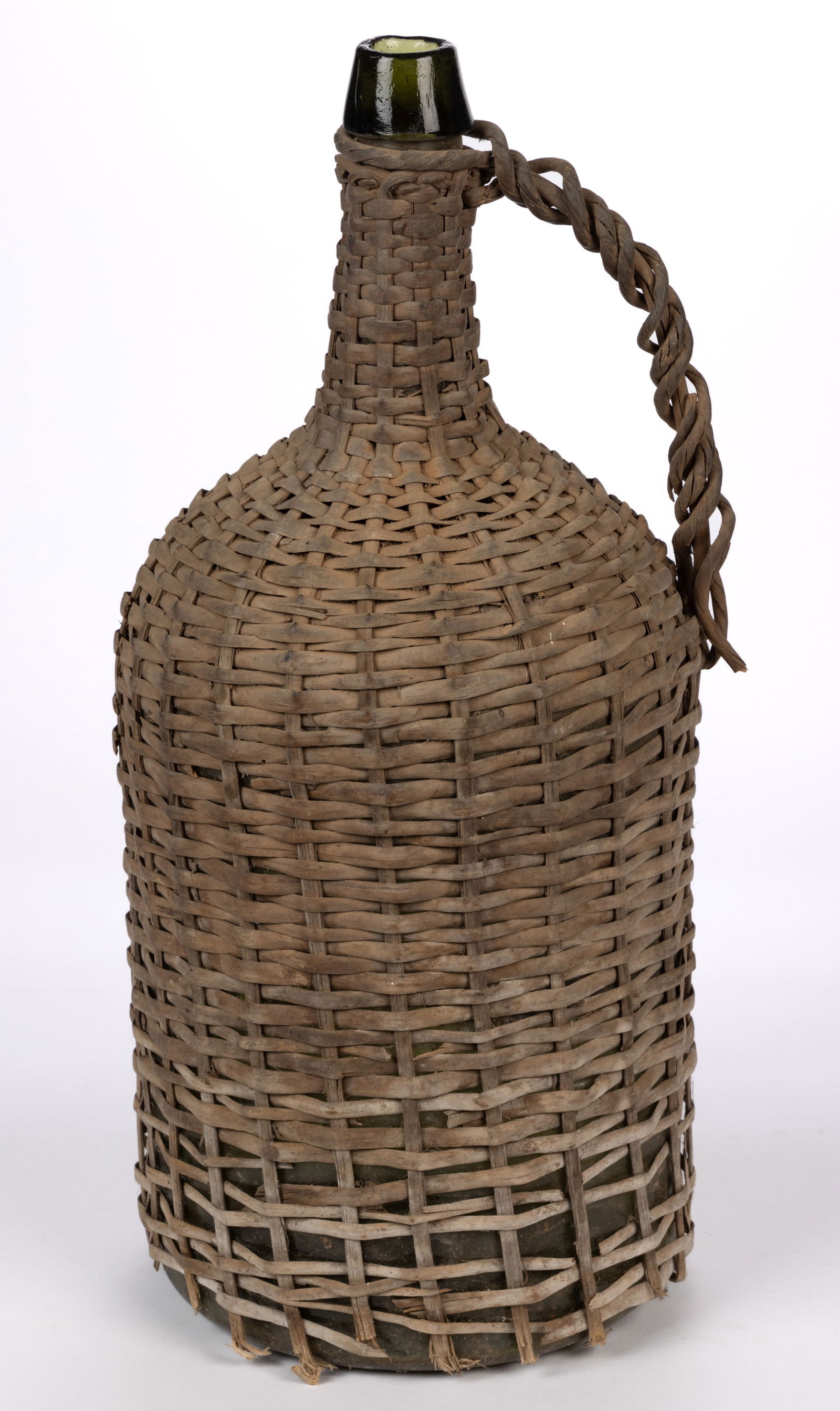 AMERICAN WICKER-WRAPPED DEMIJOHN / UTILITY BOTTLE (1 of 3)