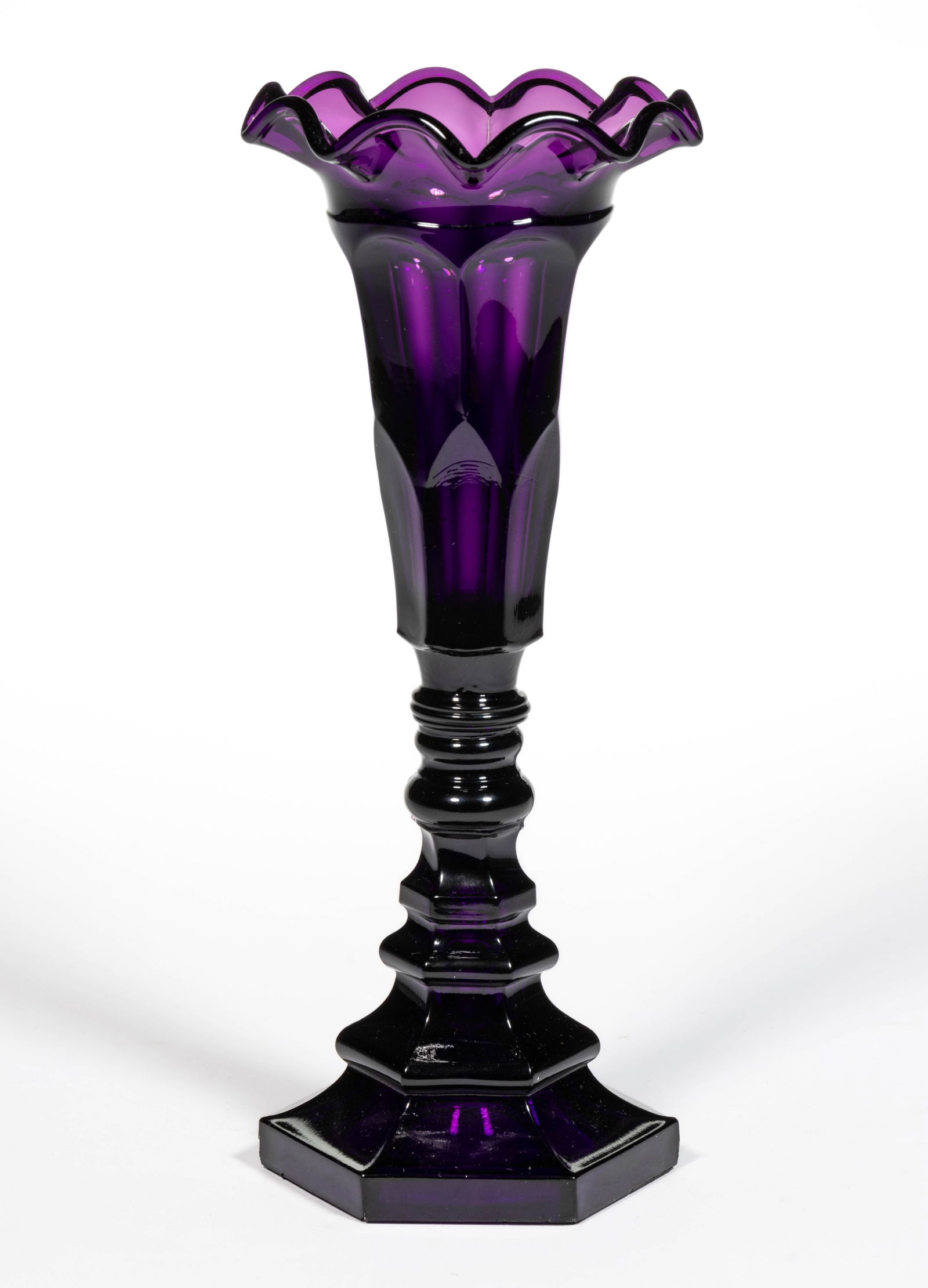 MT. WASHINGTON GLASS CO. ARCH VASE (1 of 1)