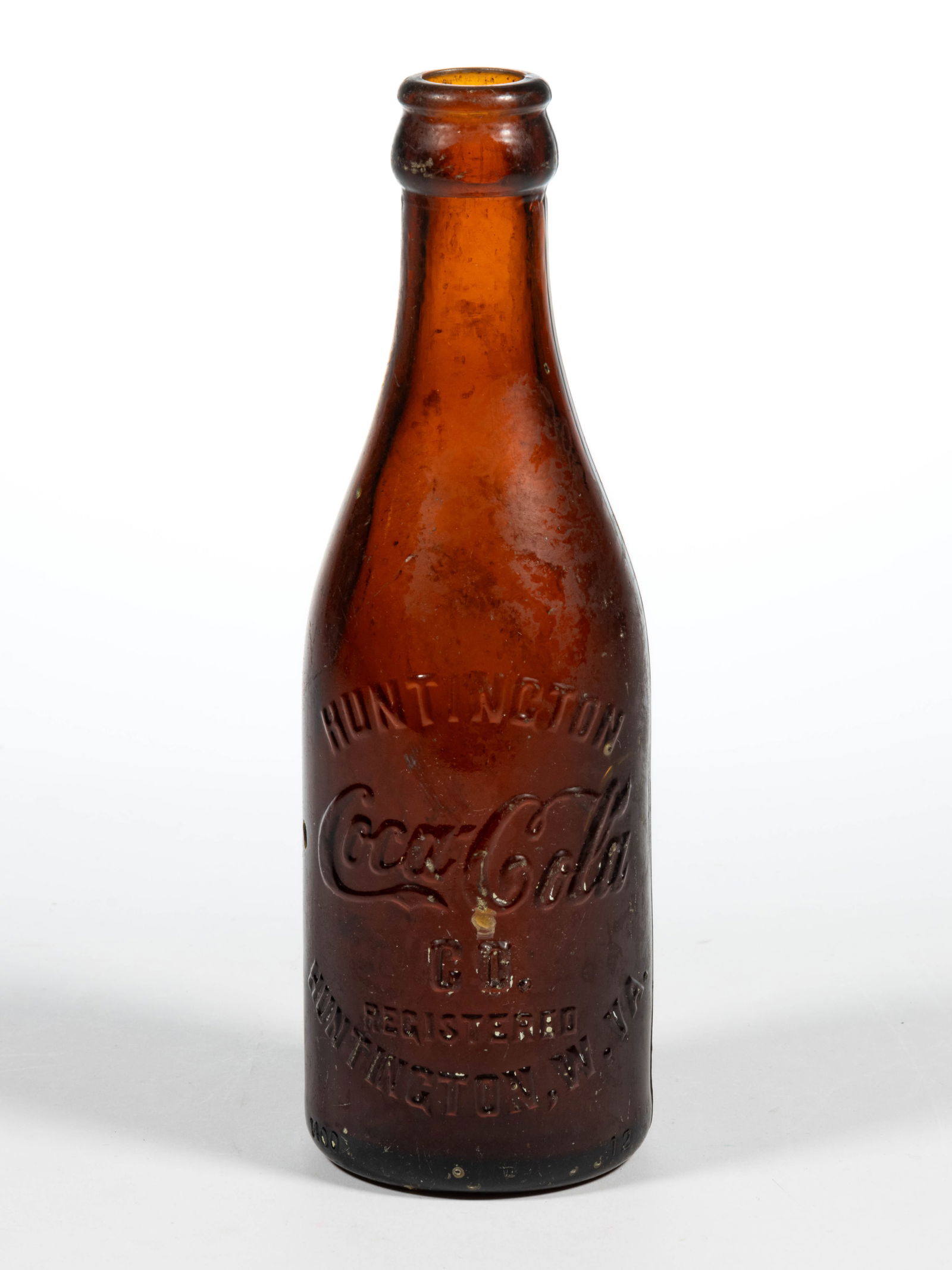 HUNTINGTON, WEST VIRGINIA STRAIGHT SIDE COKE BOTTLE (1 of 3)