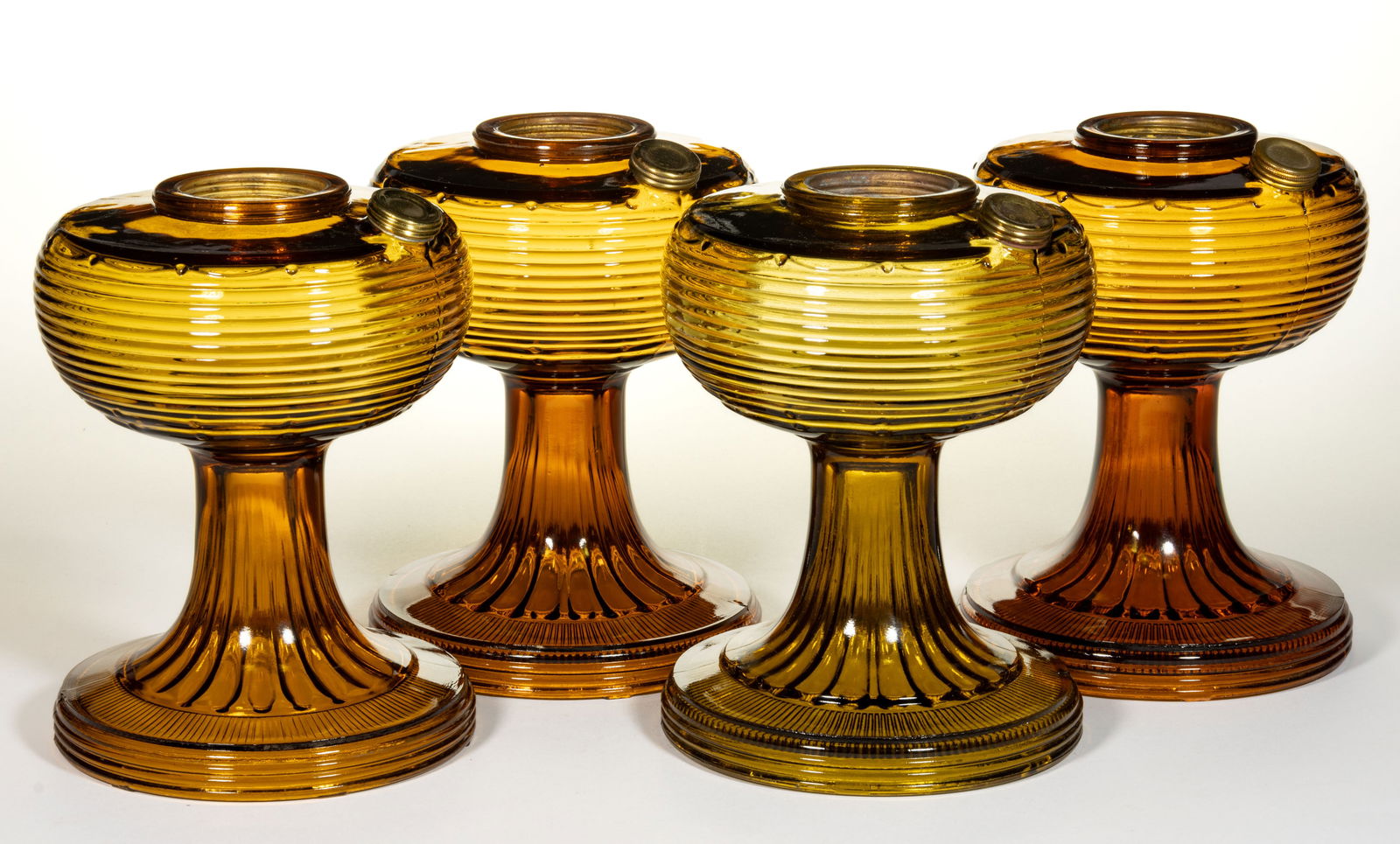 ALADDIN MODEL B-82 / BEEHIVE KEROSENE STAND LAMPS, LOT OF FOUR (1 of 1)