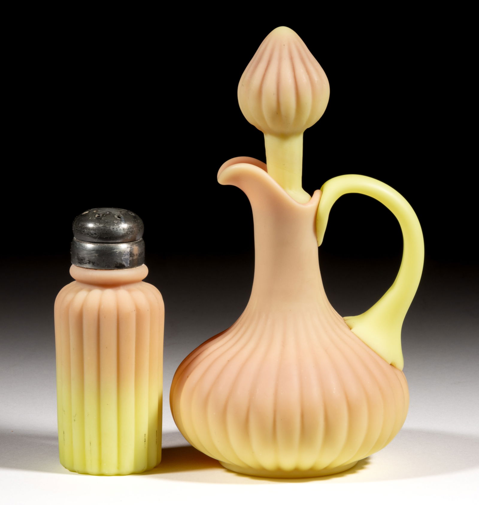 MT. WASHINGTON BURMESE RIBBED CRUET (1 of 1)