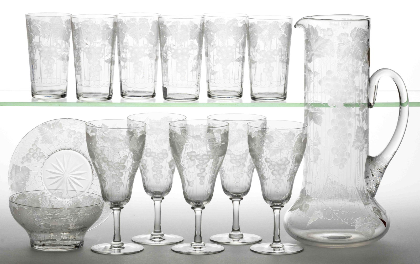 LOCKE ART GRAPES AND LINES ARTICLES, LOT OF 14 (1 of 2)