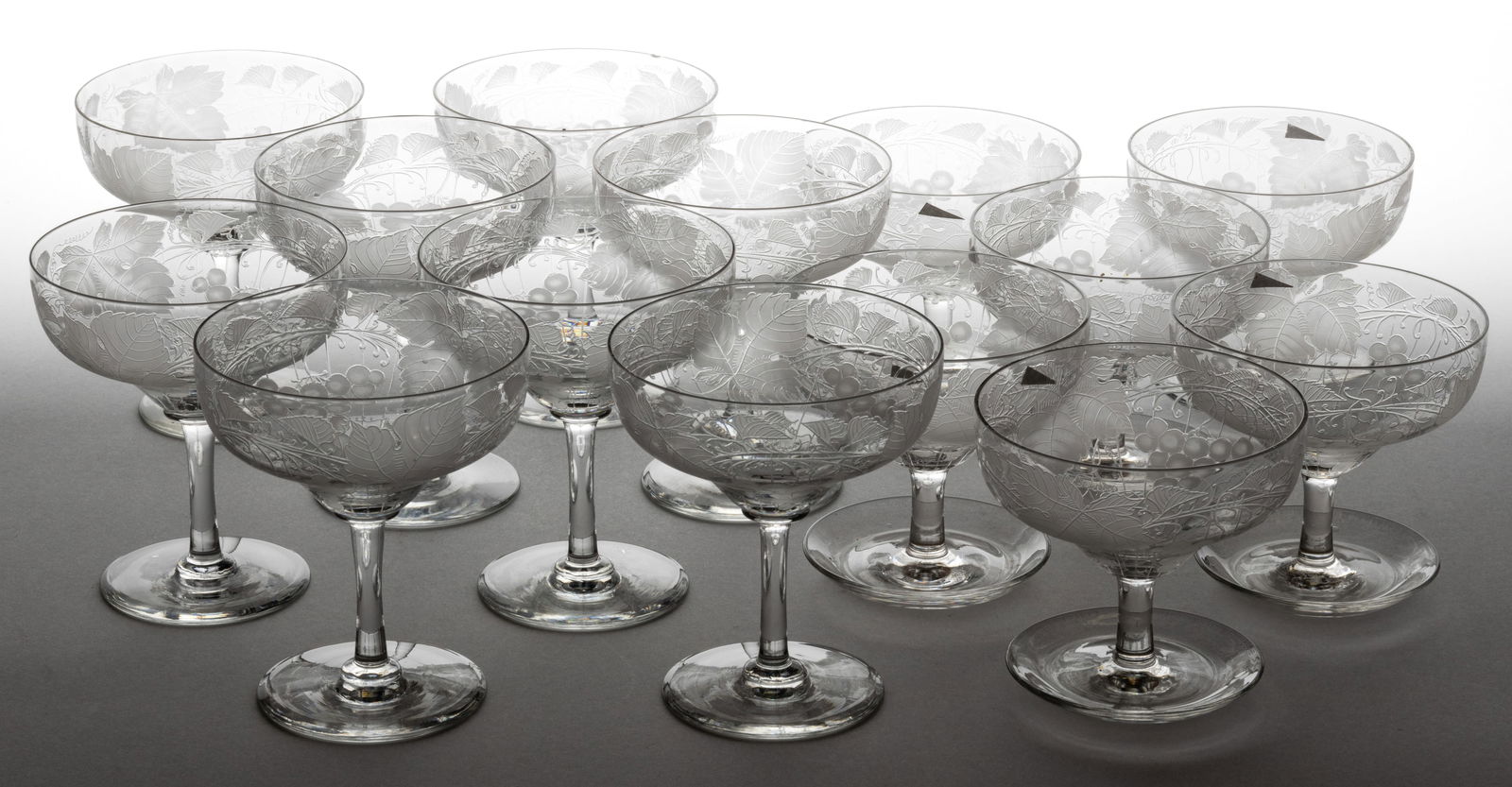 LOCKE ART GRAPES AND LINES ARTICLES, LOT OF 14 (1 of 2)