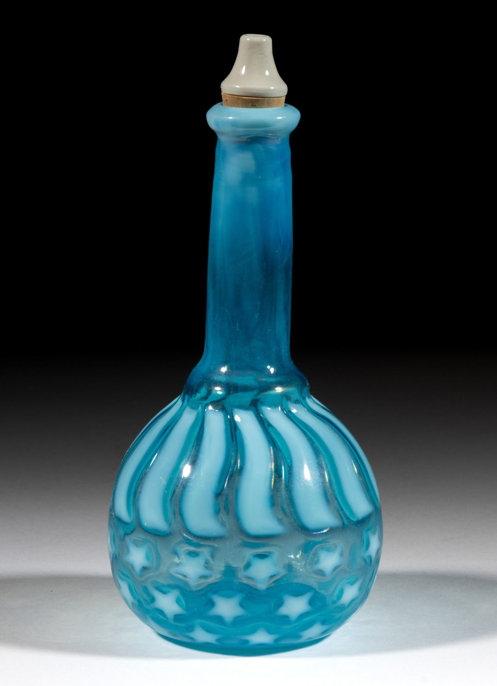 STARS AND STRIPES / HOBBS NO. 293 BITTERS / BARBER'S BOTTLE (1 of 1)